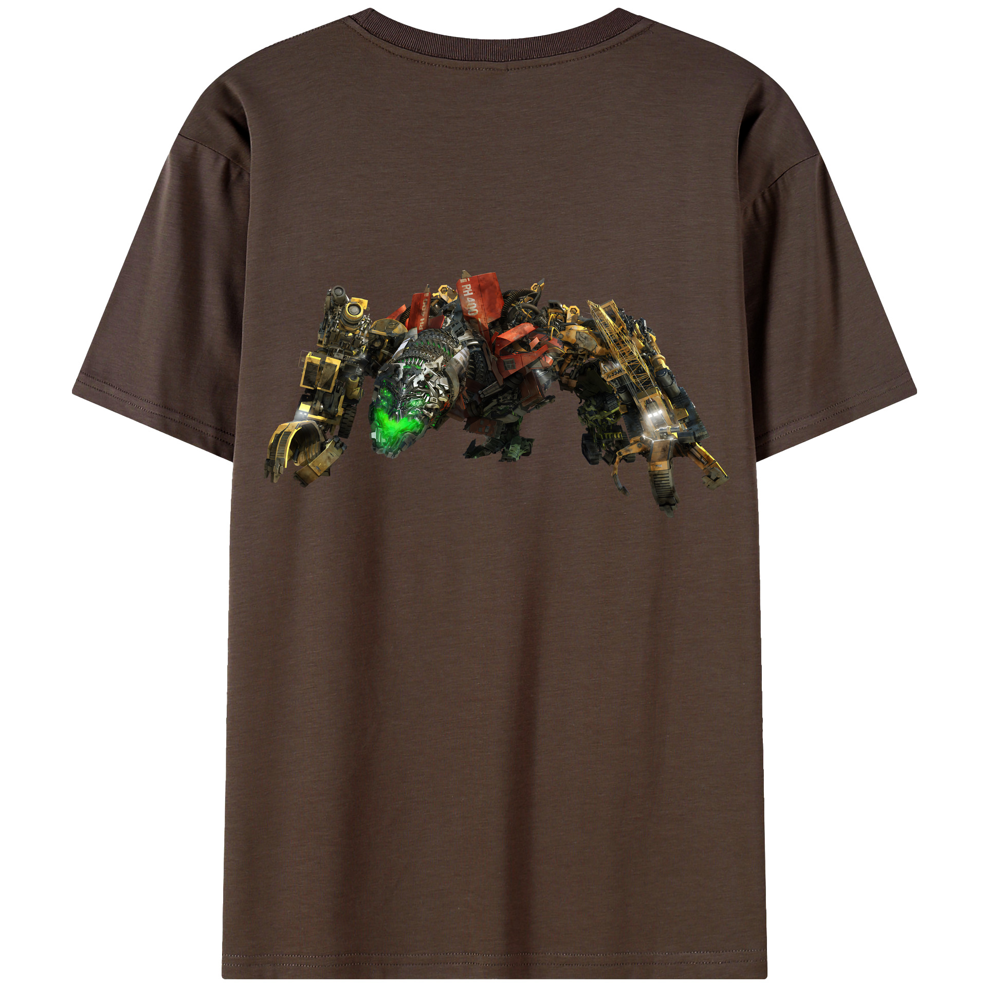 （画像用） Transformers トランスフォーマー 綿100％半袖Tシャツ（背面プリント）