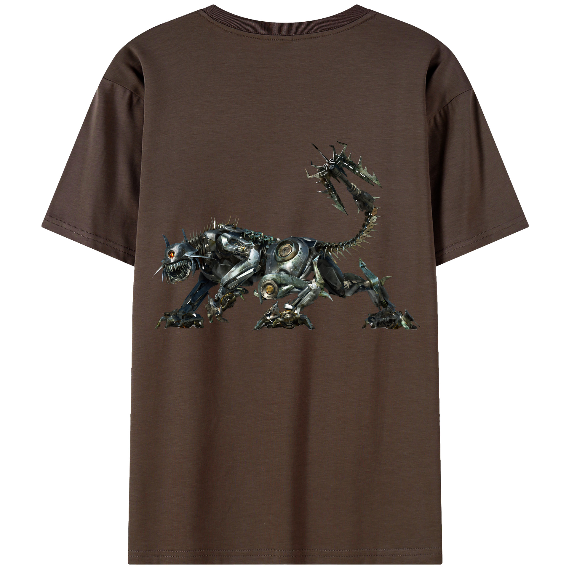 （画像用） Transformers トランスフォーマー 綿100％半袖Tシャツ（背面プリント）