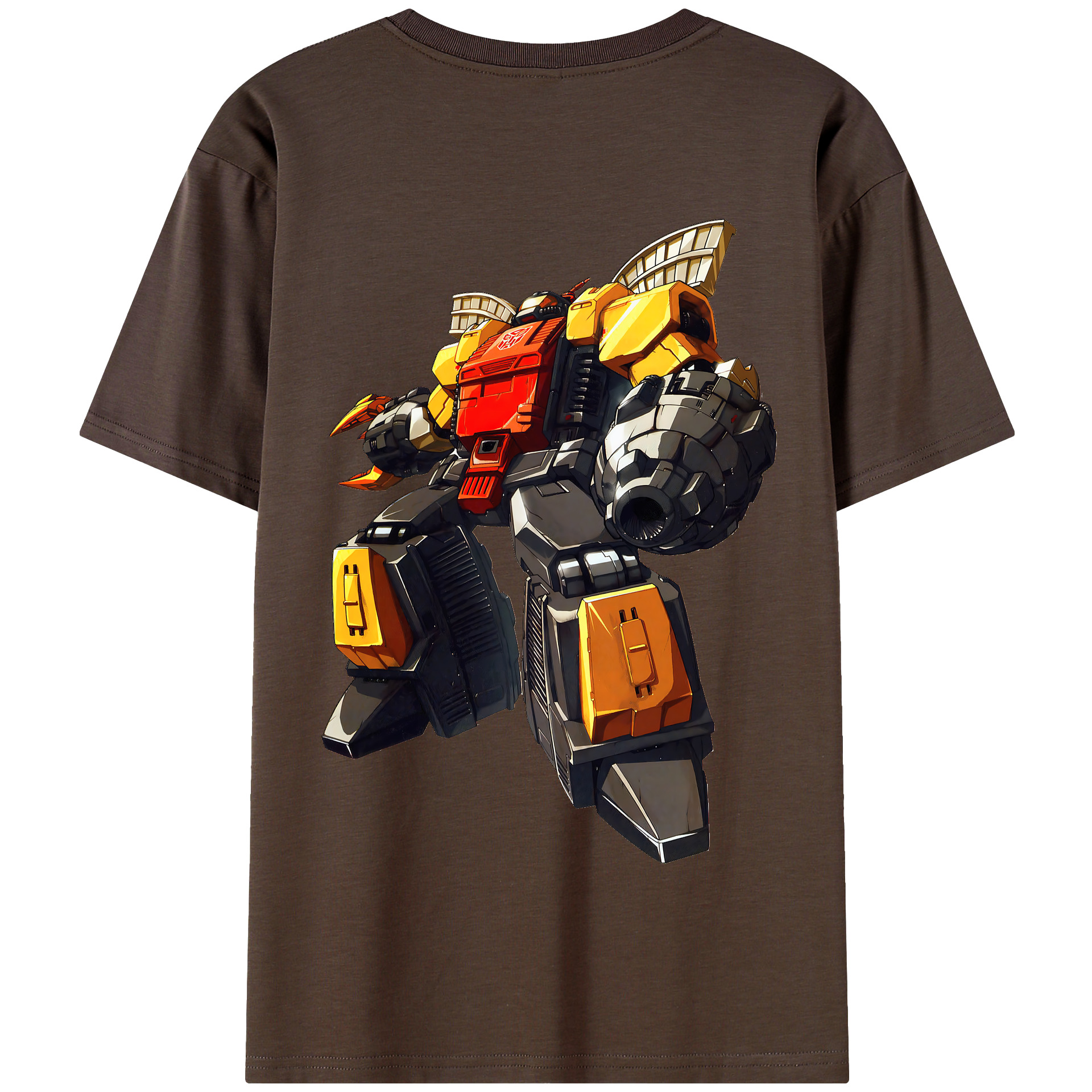 （画像用） Transformers トランスフォーマー 綿100％半袖Tシャツ（背面プリント）