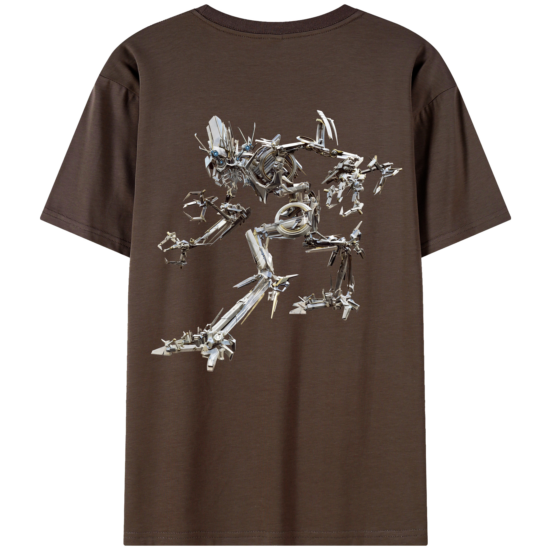 （画像用） Transformers トランスフォーマー 綿100％半袖Tシャツ（背面プリント）
