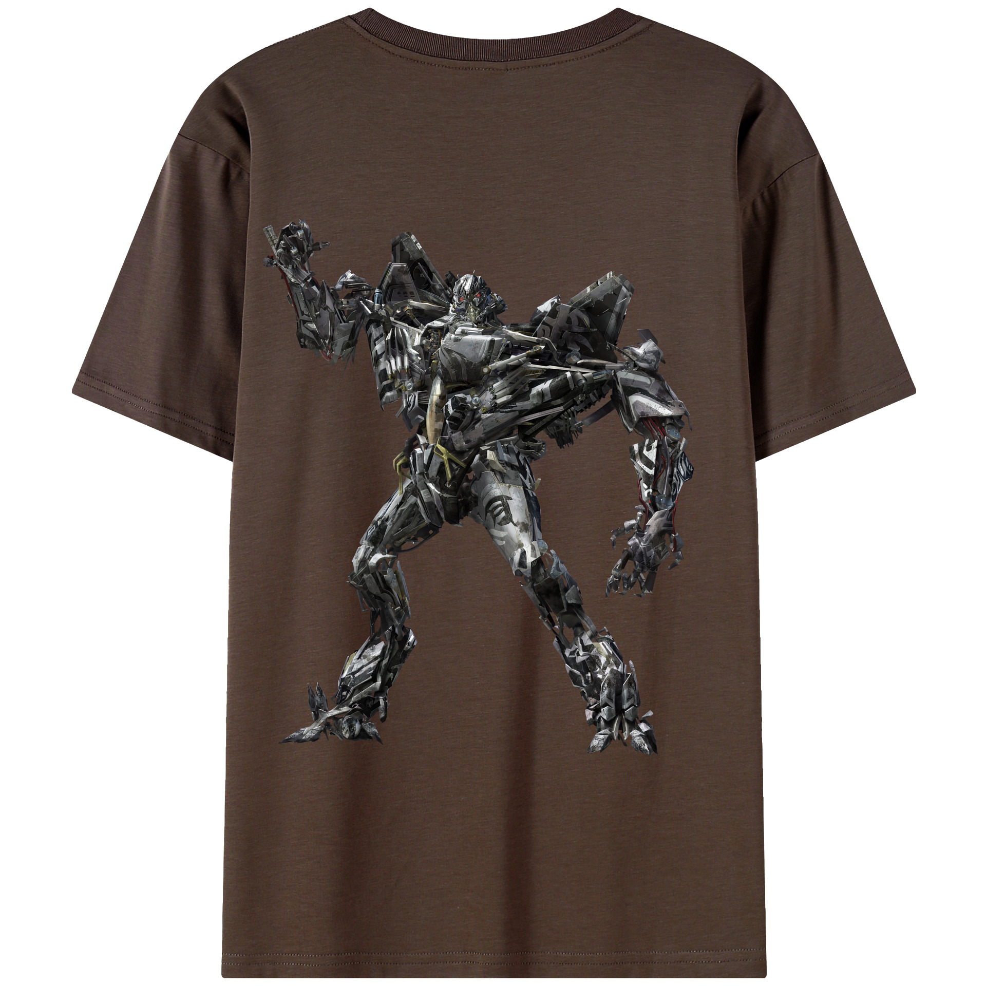 （画像用） Transformers トランスフォーマー 綿100％半袖Tシャツ（背面プリント）