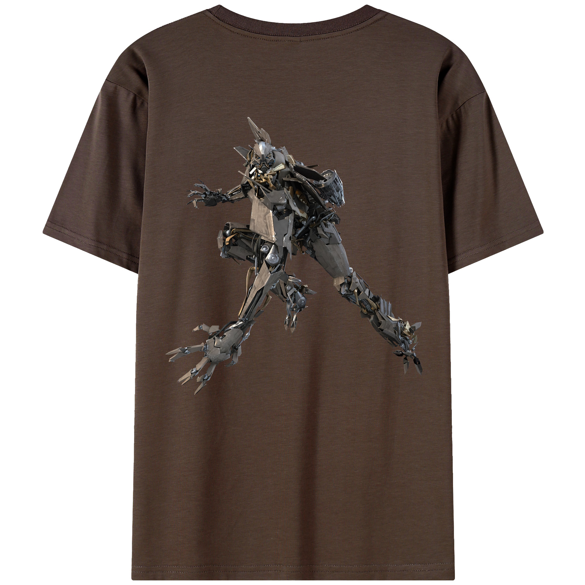 （画像用） Transformers トランスフォーマー 綿100％半袖Tシャツ（背面プリント）
