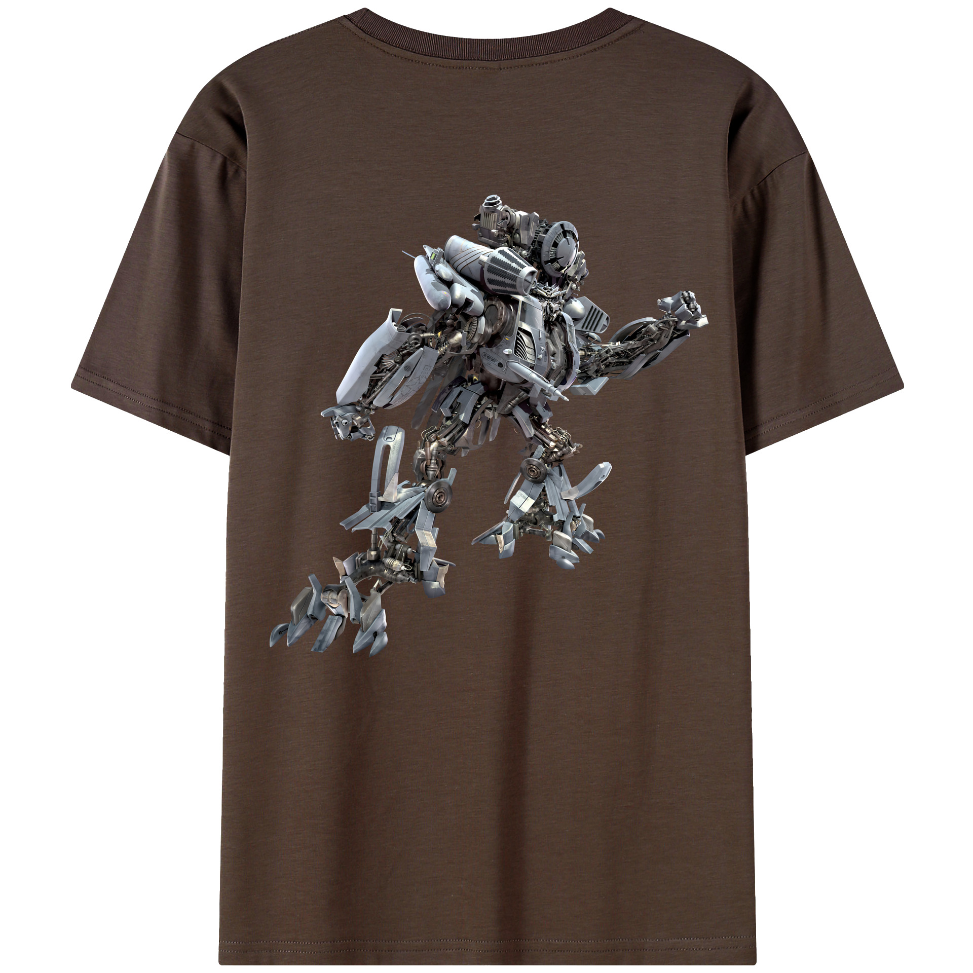 （画像用） Transformers トランスフォーマー 綿100％半袖Tシャツ（背面プリント）
