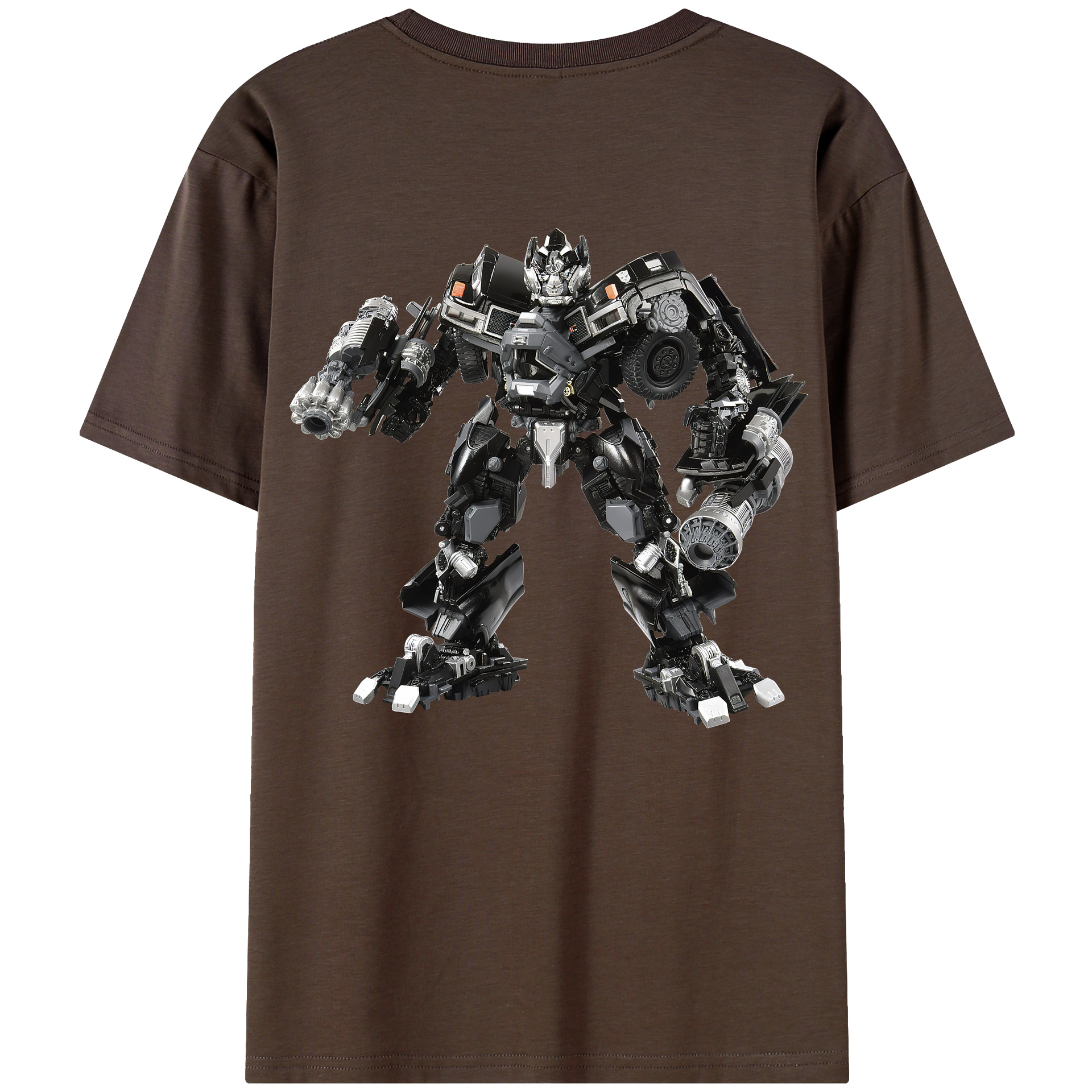 （画像用） Transformers トランスフォーマー 綿100％半袖Tシャツ（背面プリント）