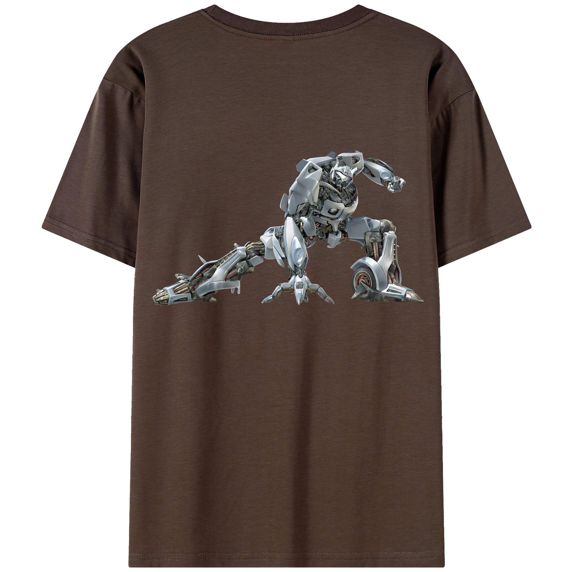（画像用） Transformers トランスフォーマー 綿100％半袖Tシャツ（背面プリント）