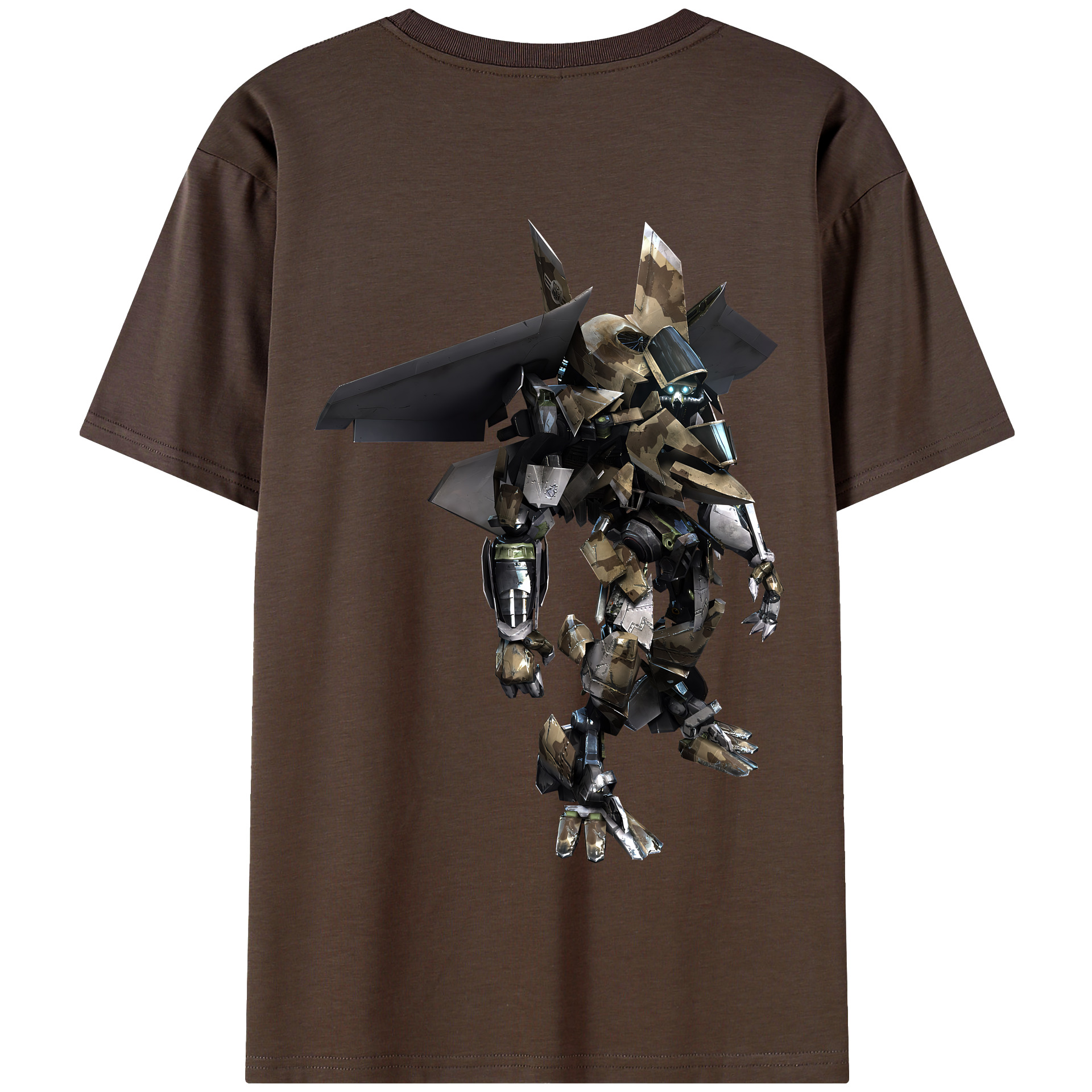 （画像用） Transformers トランスフォーマー 綿100％半袖Tシャツ（背面プリント）