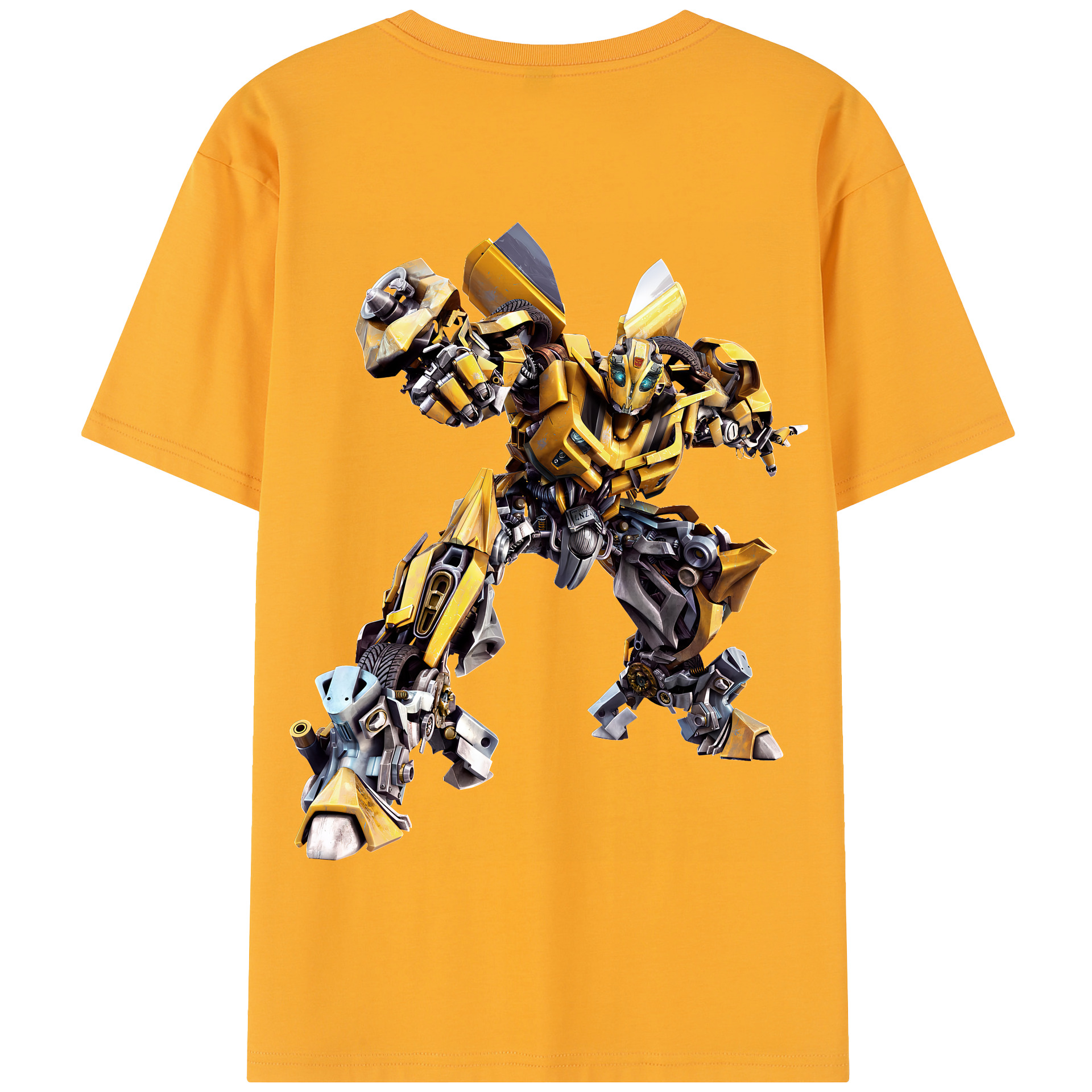 （画像用） Transformers トランスフォーマー 綿100％半袖Tシャツ（背面プリント）