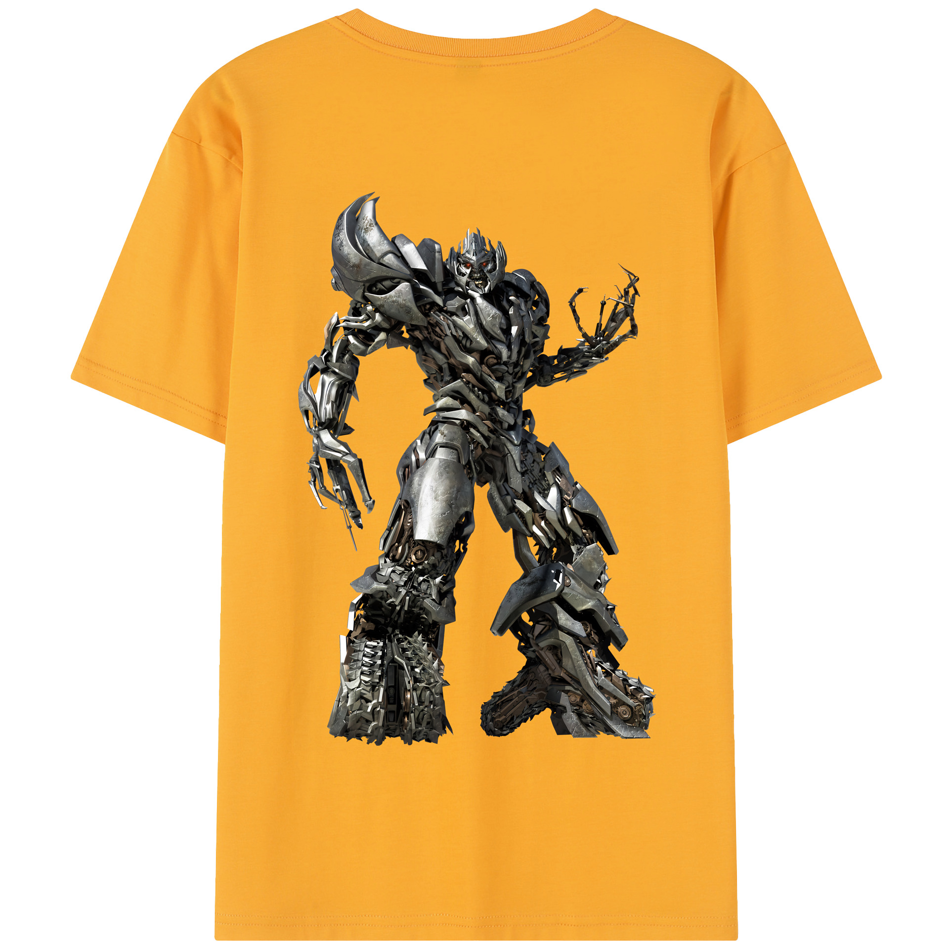 （画像用） Transformers トランスフォーマー 綿100％半袖Tシャツ（背面プリント）