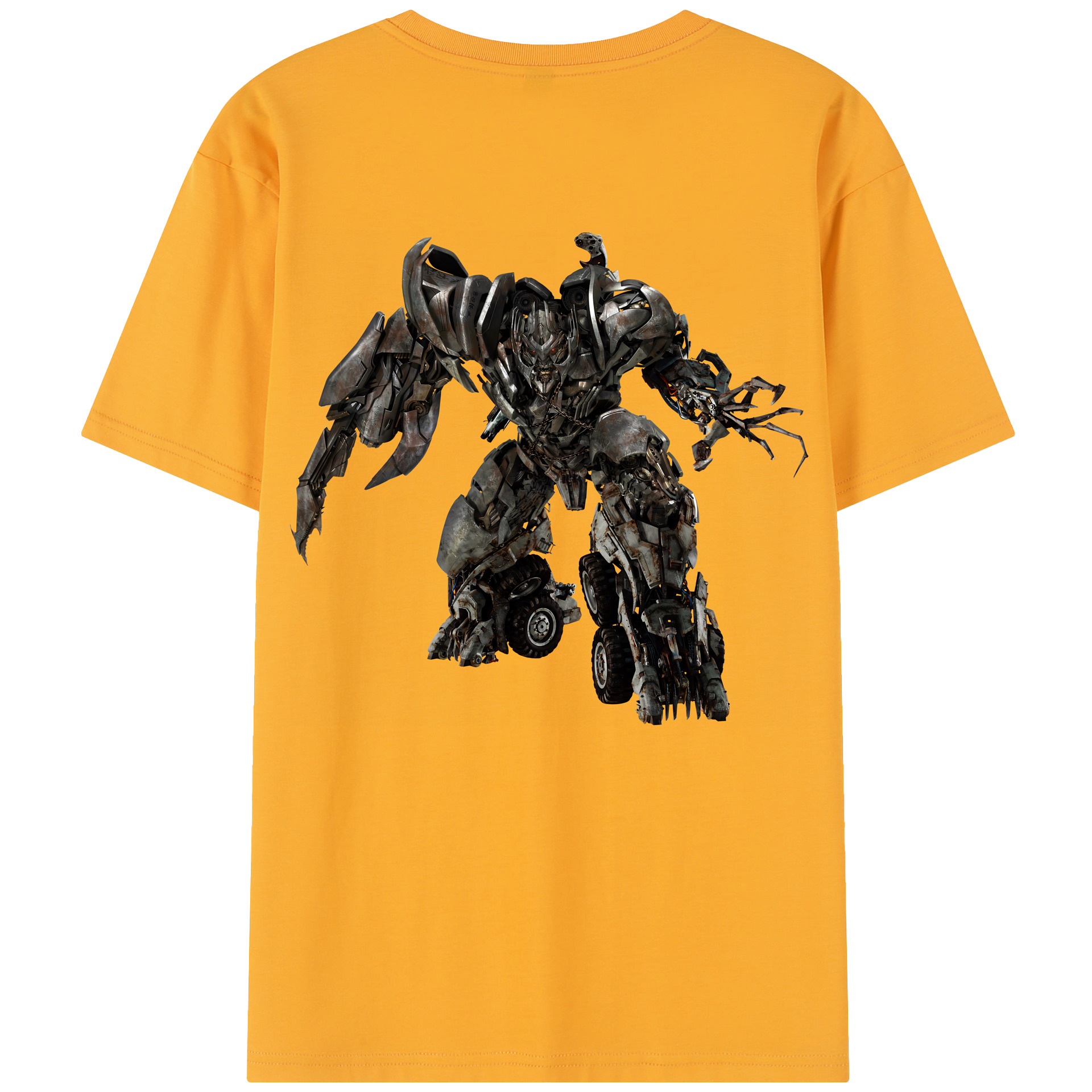 （画像用） Transformers トランスフォーマー 綿100％半袖Tシャツ（背面プリント）