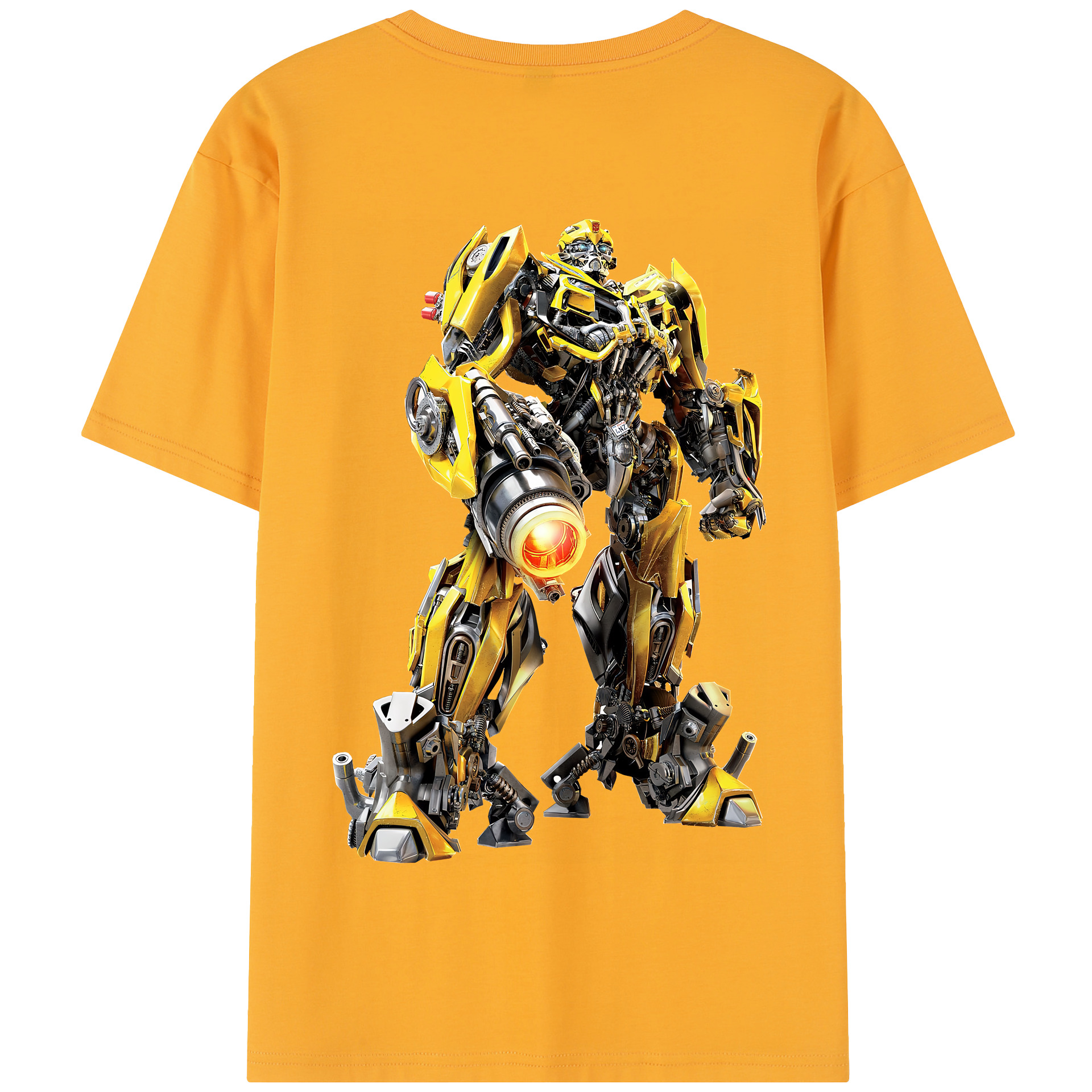 （画像用） Transformers トランスフォーマー 綿100％半袖Tシャツ（背面プリント）