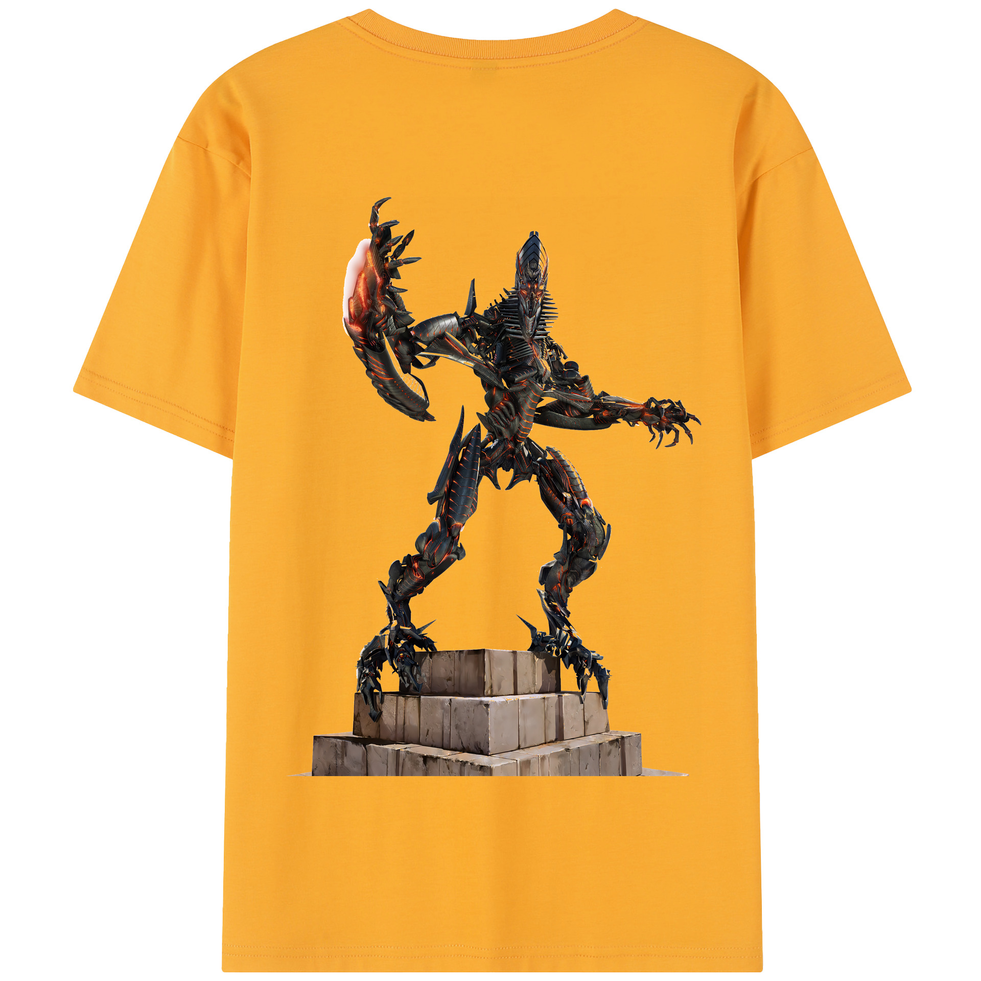 （画像用） Transformers トランスフォーマー 綿100％半袖Tシャツ（背面プリント）