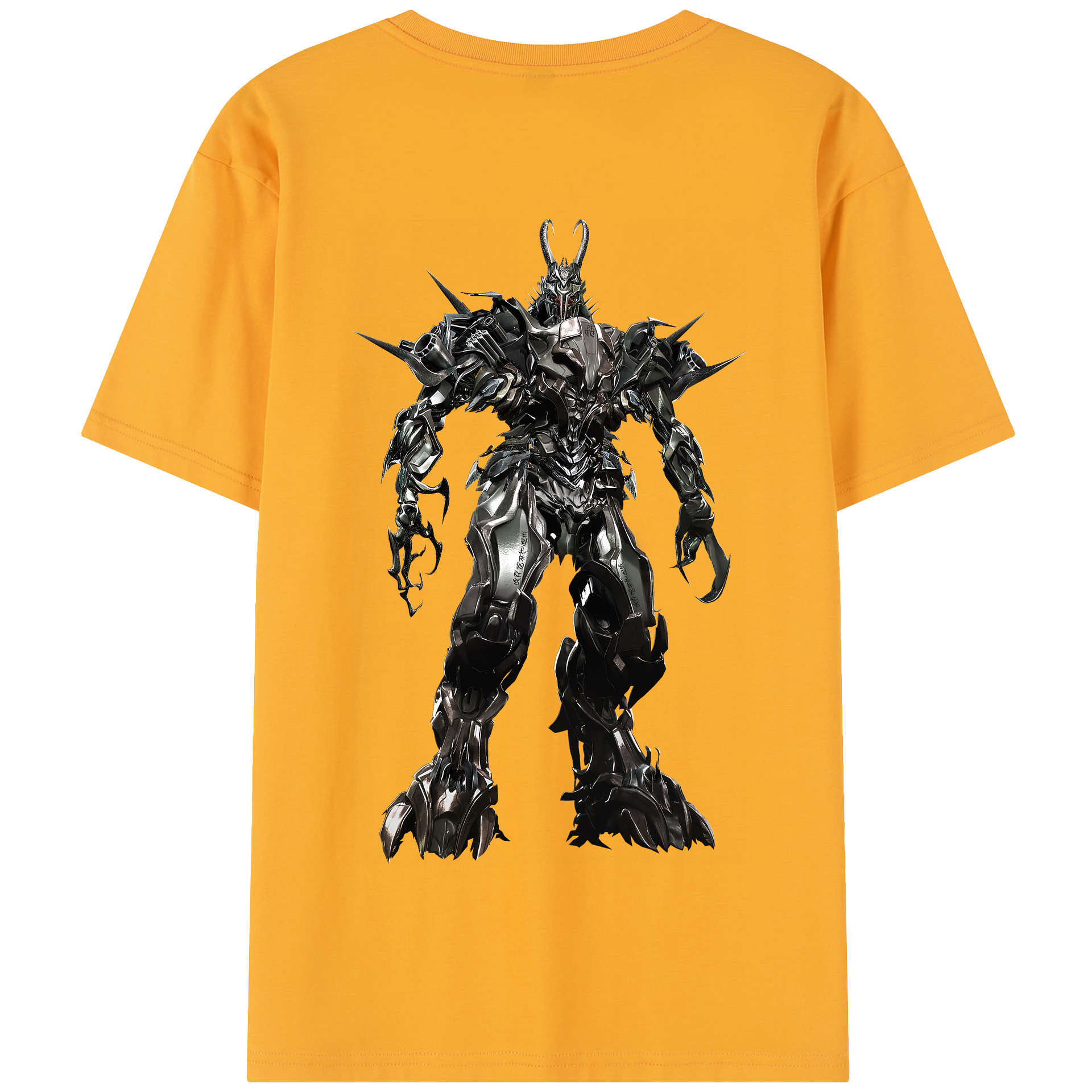 （画像用） Transformers トランスフォーマー 綿100％半袖Tシャツ（背面プリント）