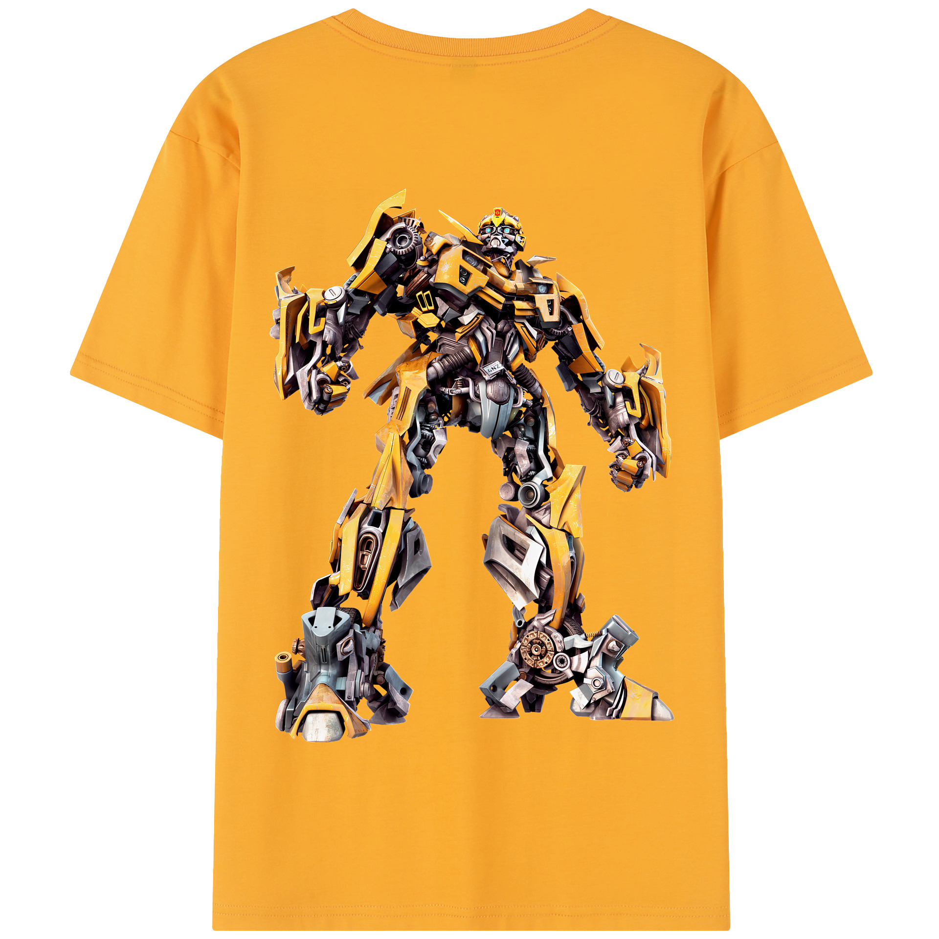 （画像用） Transformers トランスフォーマー 綿100％半袖Tシャツ（背面プリント）