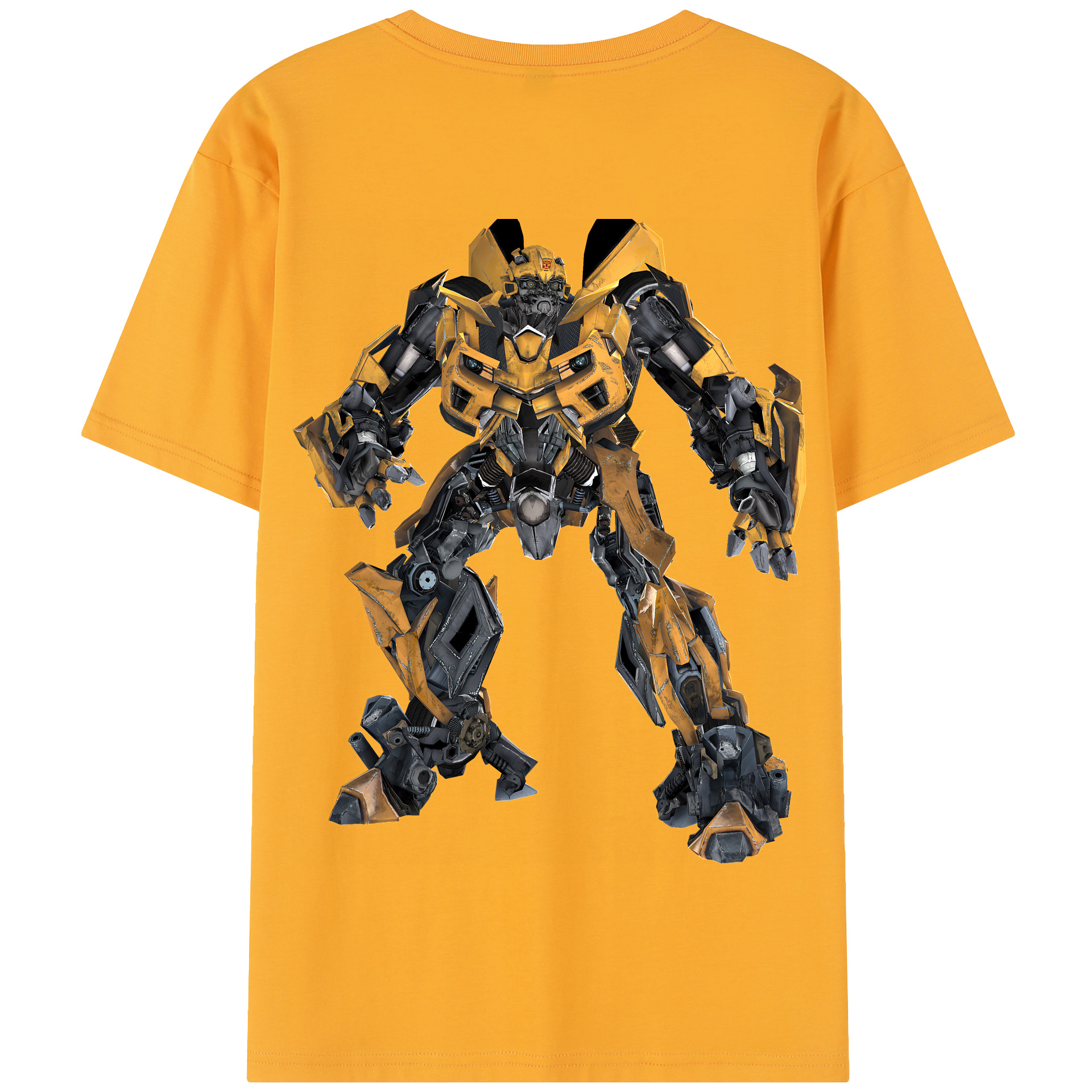 （画像用） Transformers トランスフォーマー 綿100％半袖Tシャツ（背面プリント）