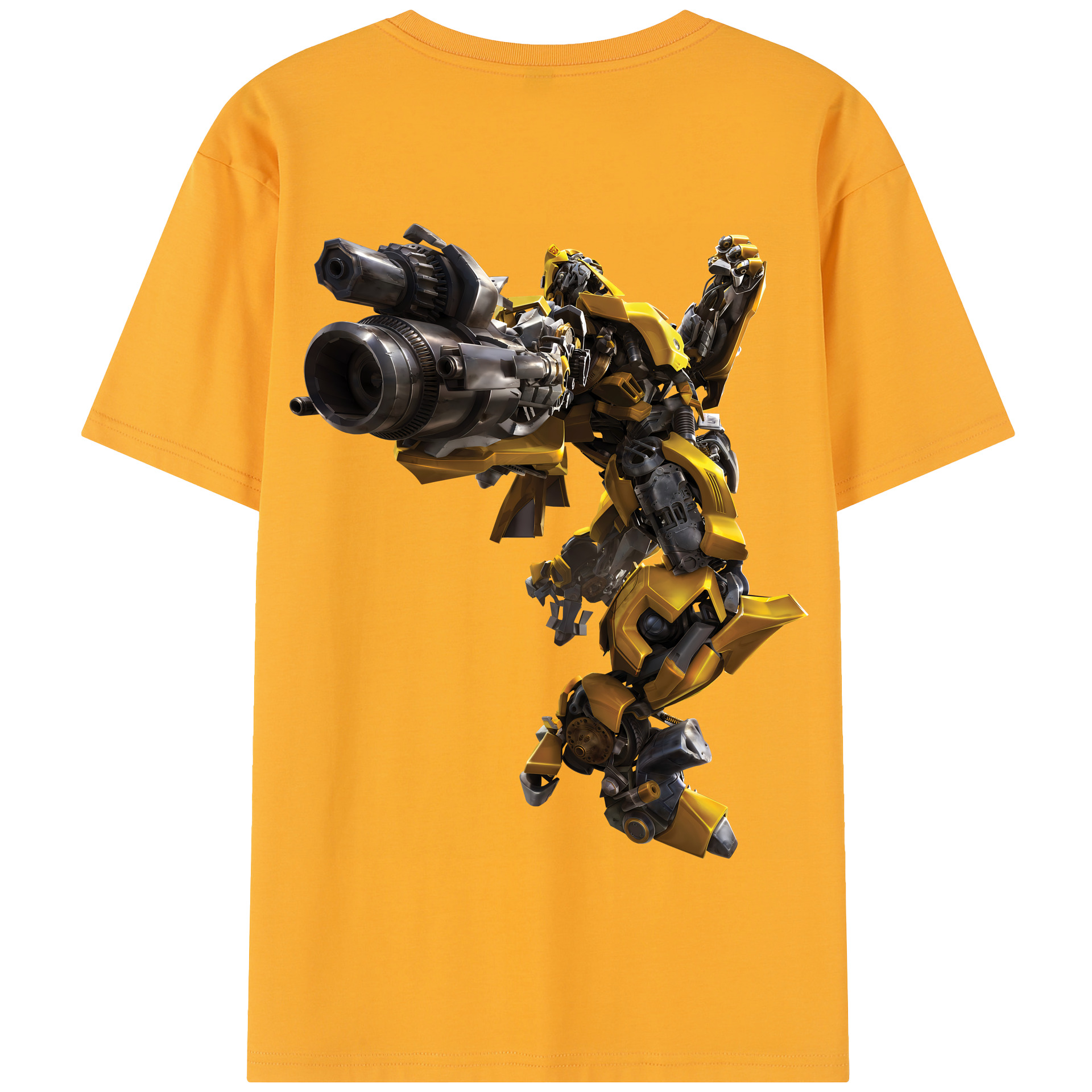 （画像用） Transformers トランスフォーマー 綿100％半袖Tシャツ（背面プリント）