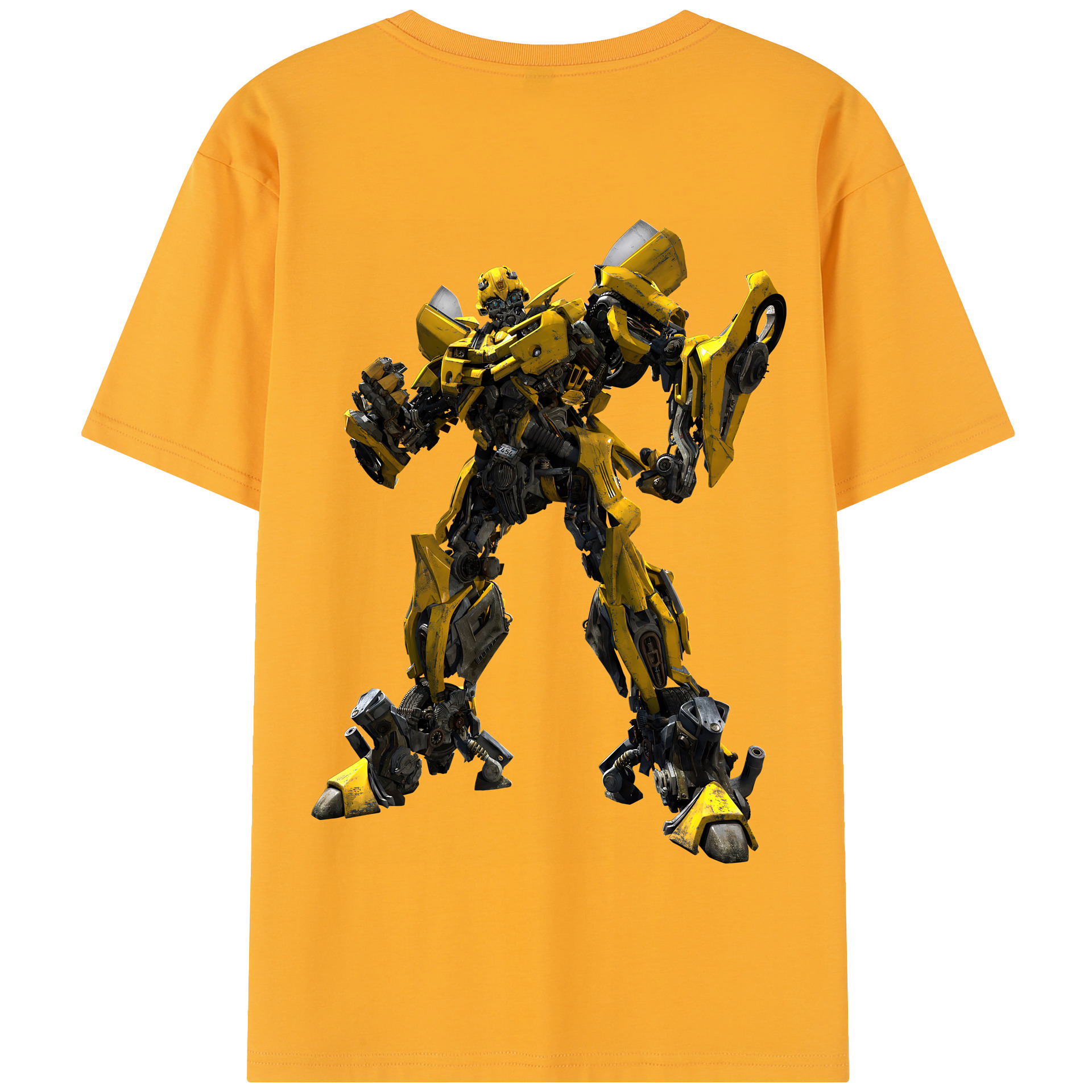 （画像用） Transformers トランスフォーマー 綿100％半袖Tシャツ（背面プリント）