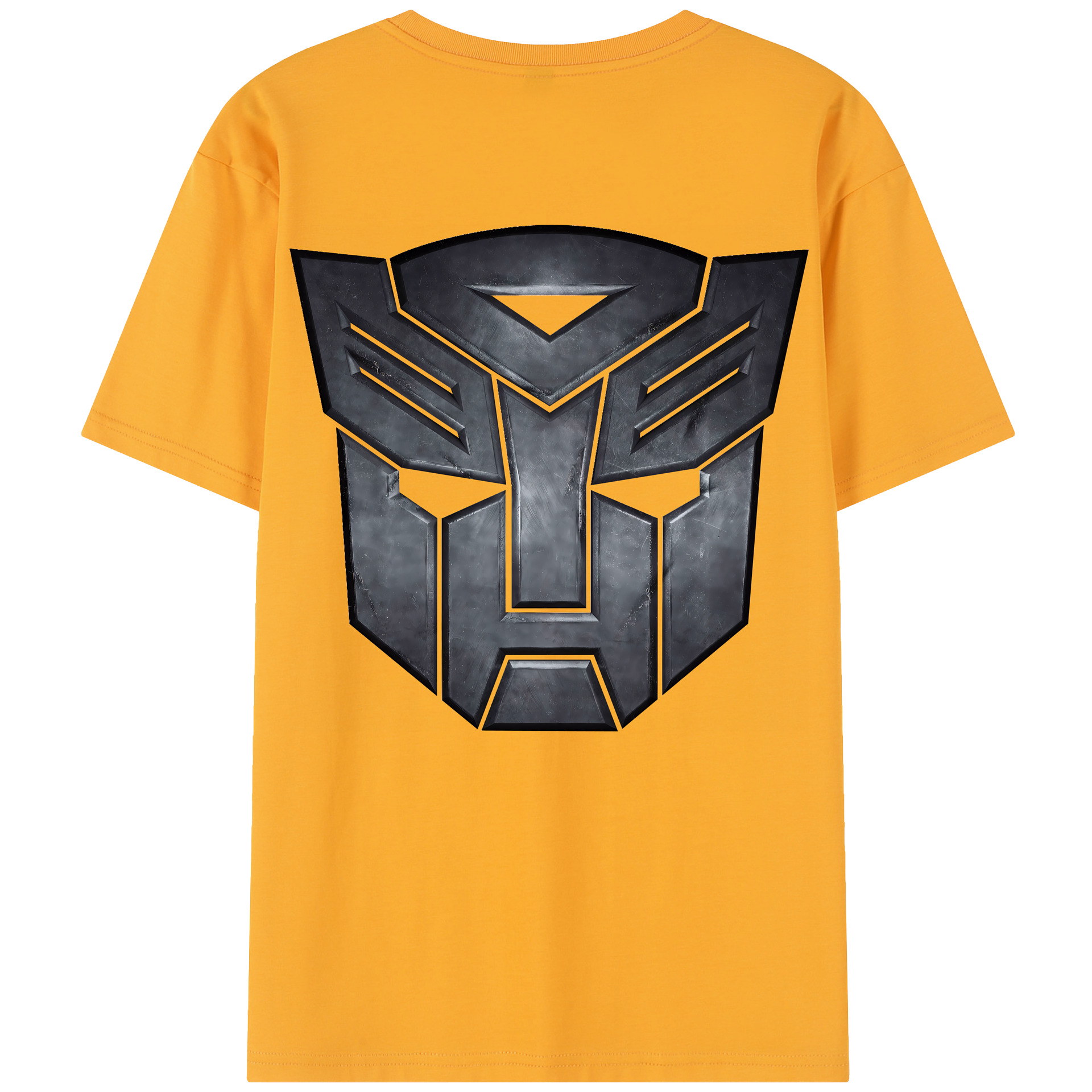 （画像用） Transformers トランスフォーマー 綿100％半袖Tシャツ（背面プリント）