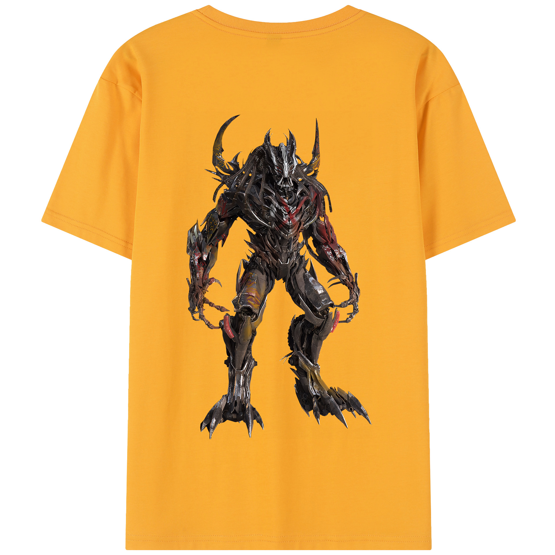（画像用） Transformers トランスフォーマー 綿100％半袖Tシャツ（背面プリント）
