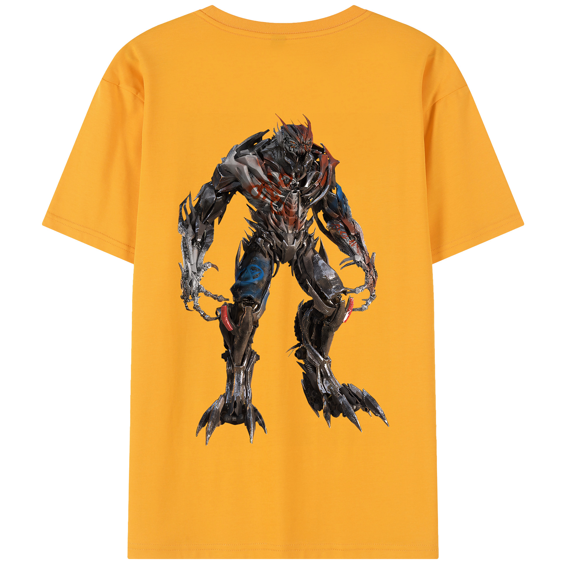 （画像用） Transformers トランスフォーマー 綿100％半袖Tシャツ（背面プリント）