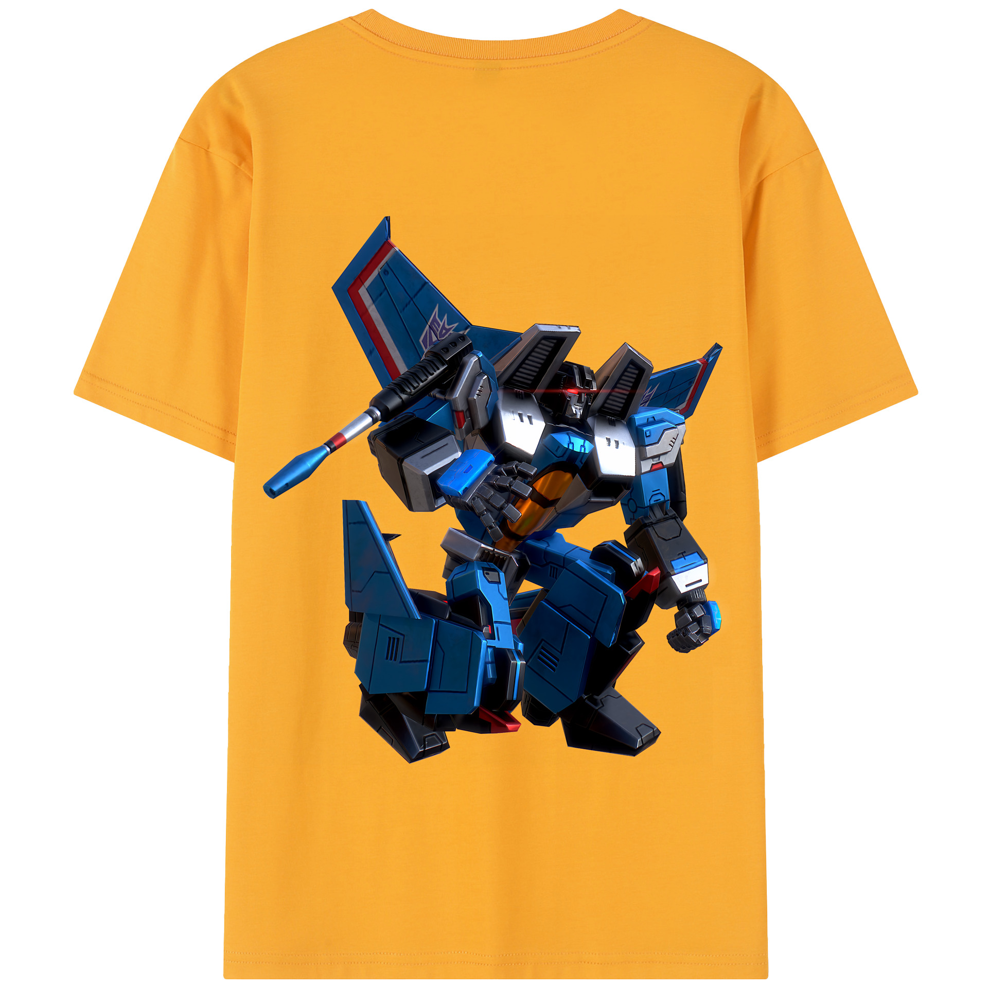 （画像用） Transformers トランスフォーマー 綿100％半袖Tシャツ（背面プリント）