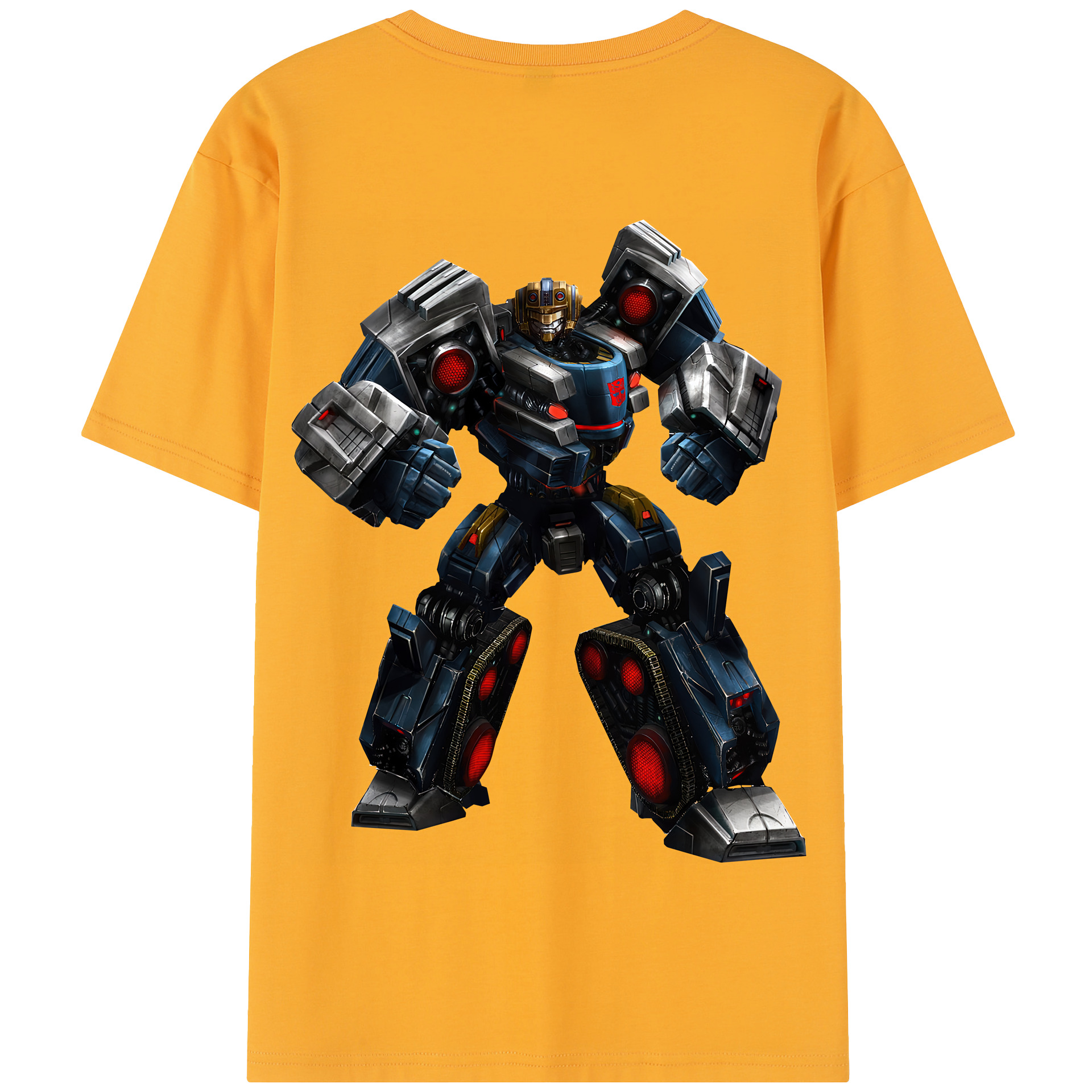（画像用） Transformers トランスフォーマー 綿100％半袖Tシャツ（背面プリント）