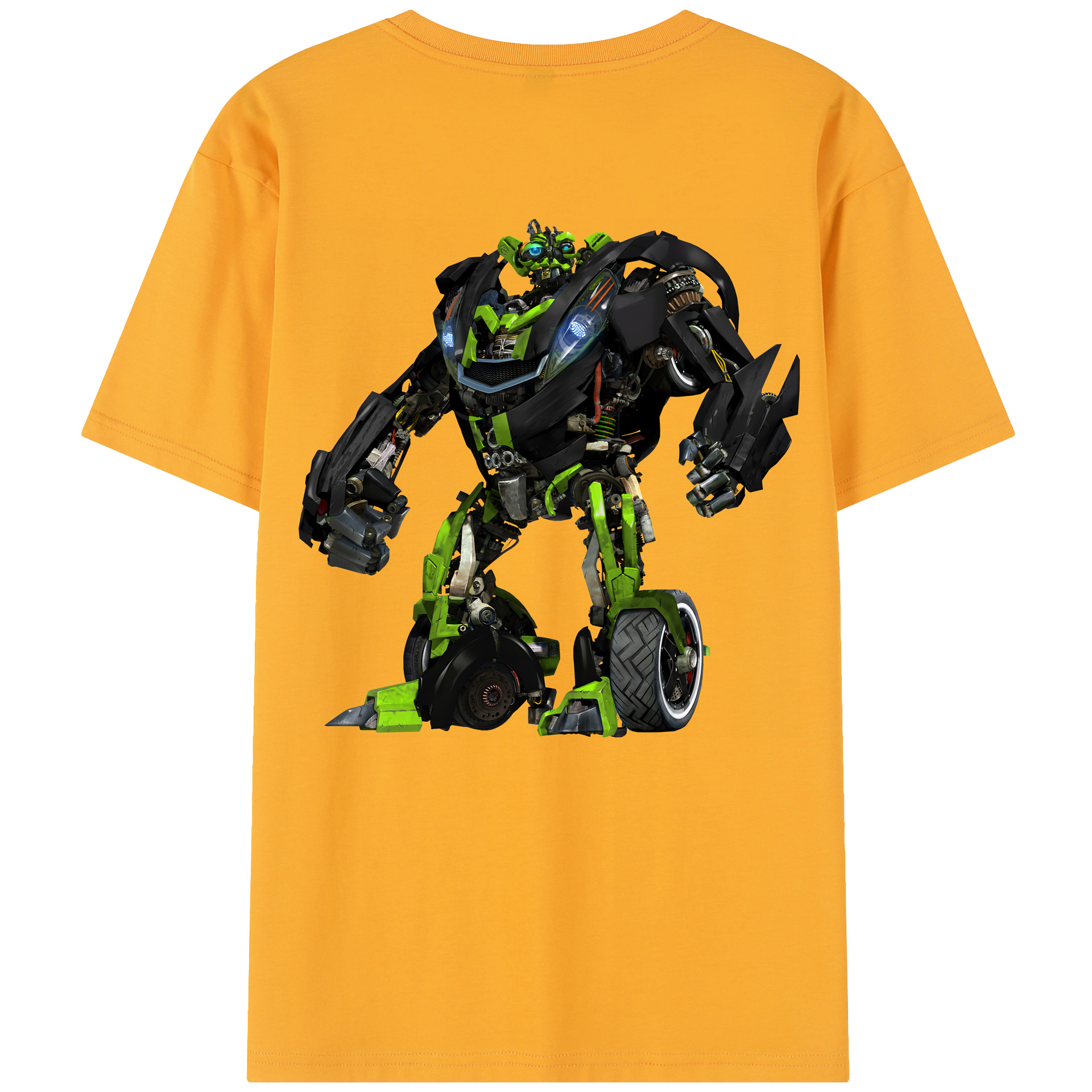 （画像用） Transformers トランスフォーマー 綿100％半袖Tシャツ（背面プリント）