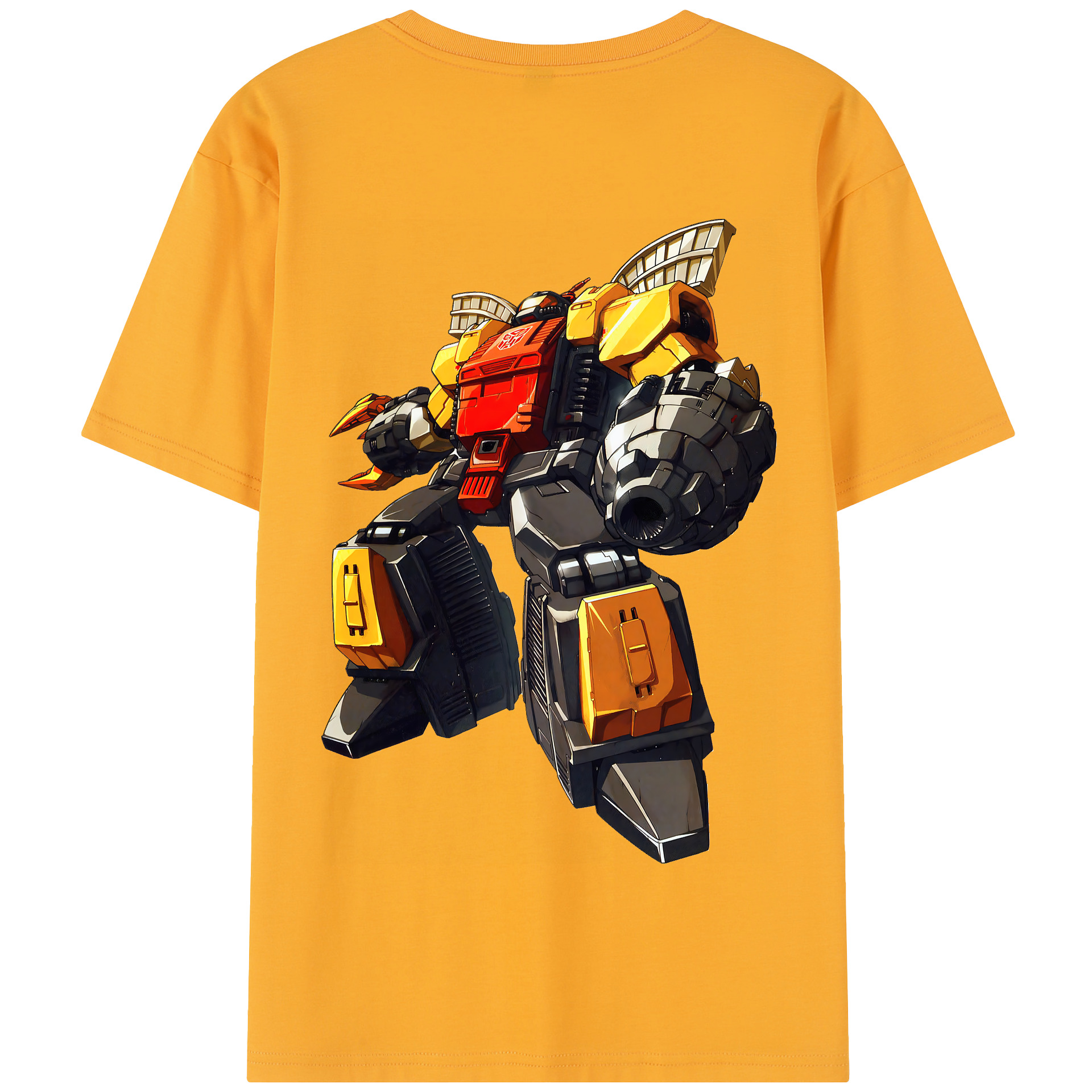 （画像用） Transformers トランスフォーマー 綿100％半袖Tシャツ（背面プリント）