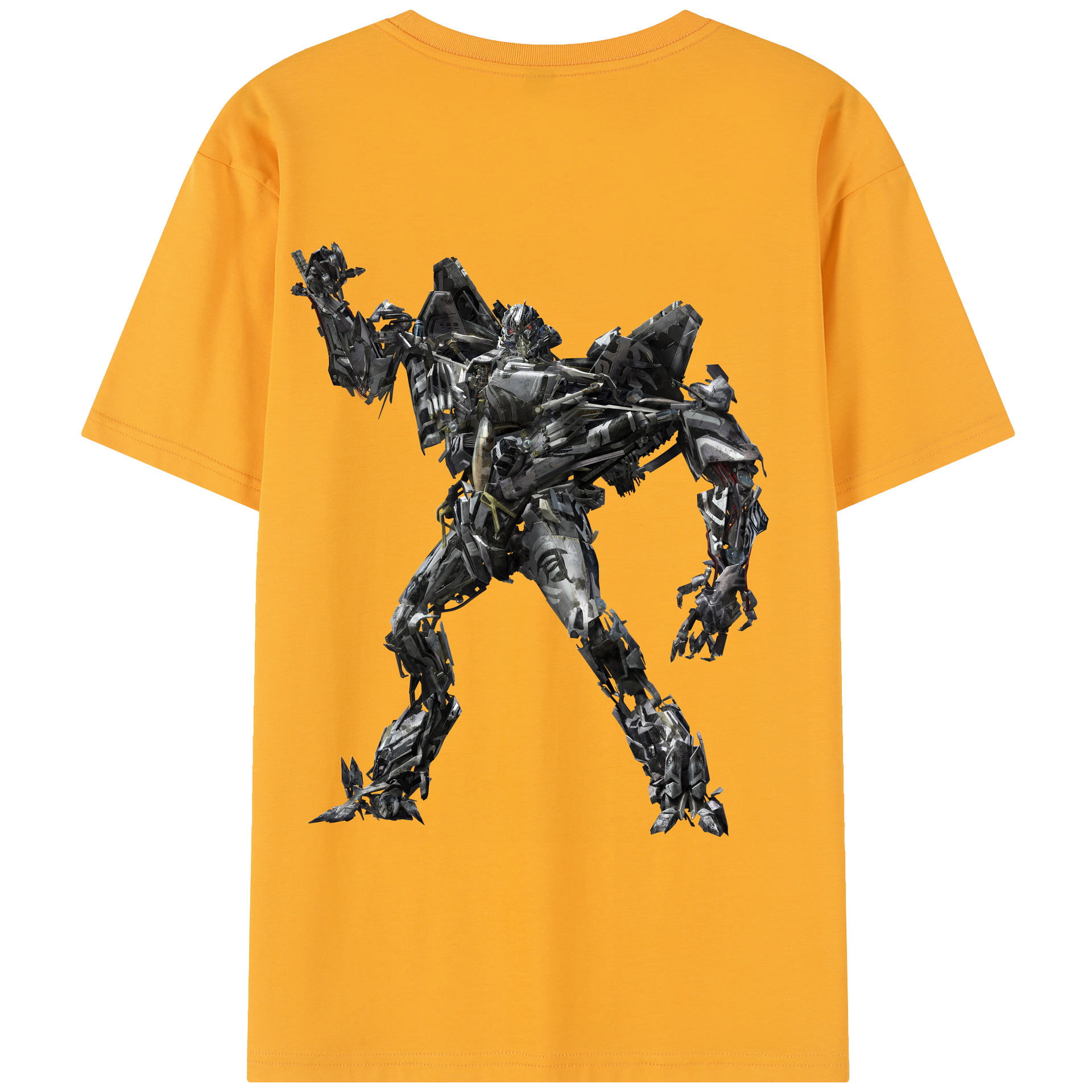 （画像用） Transformers トランスフォーマー 綿100％半袖Tシャツ（背面プリント）