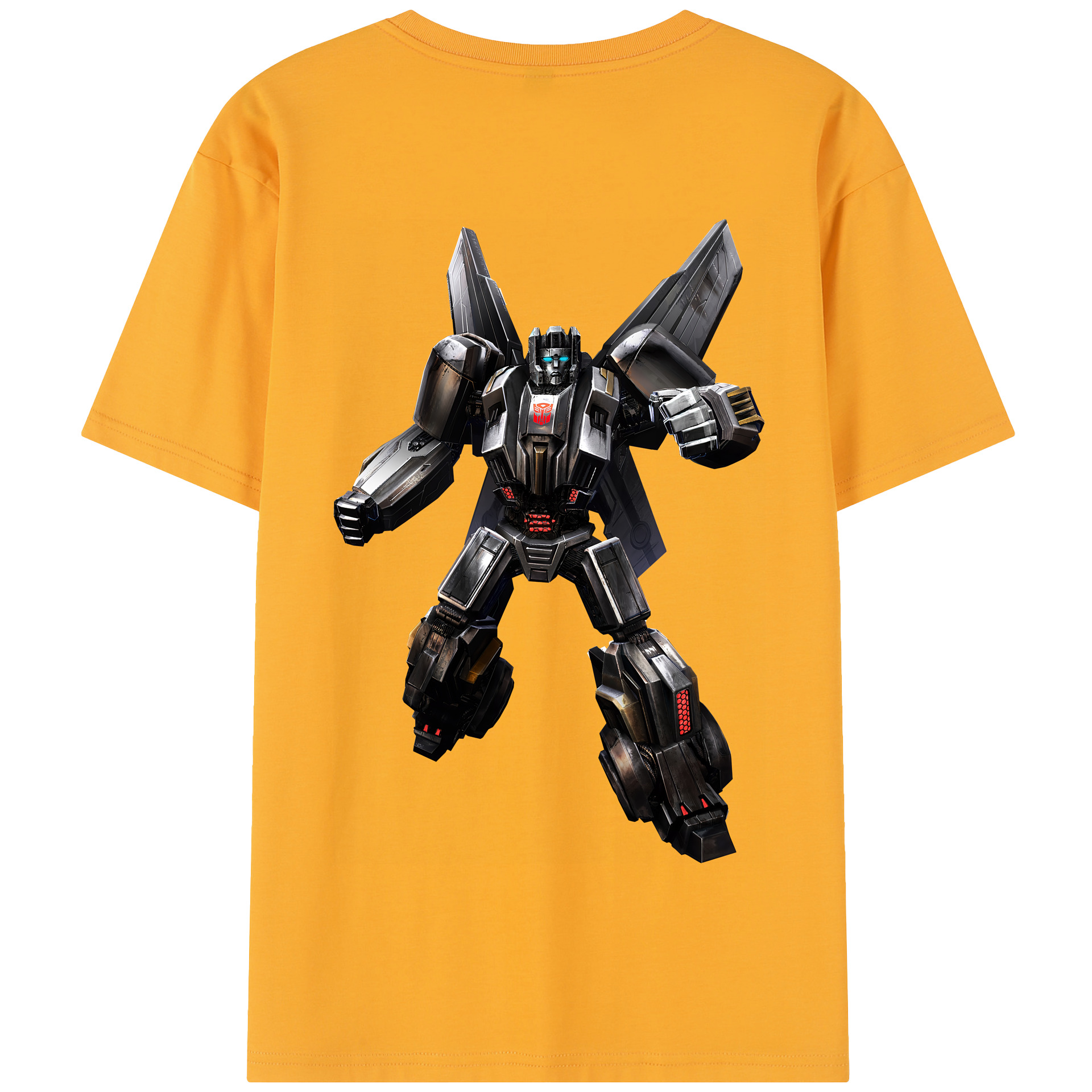 （画像用） Transformers トランスフォーマー 綿100％半袖Tシャツ（背面プリント）