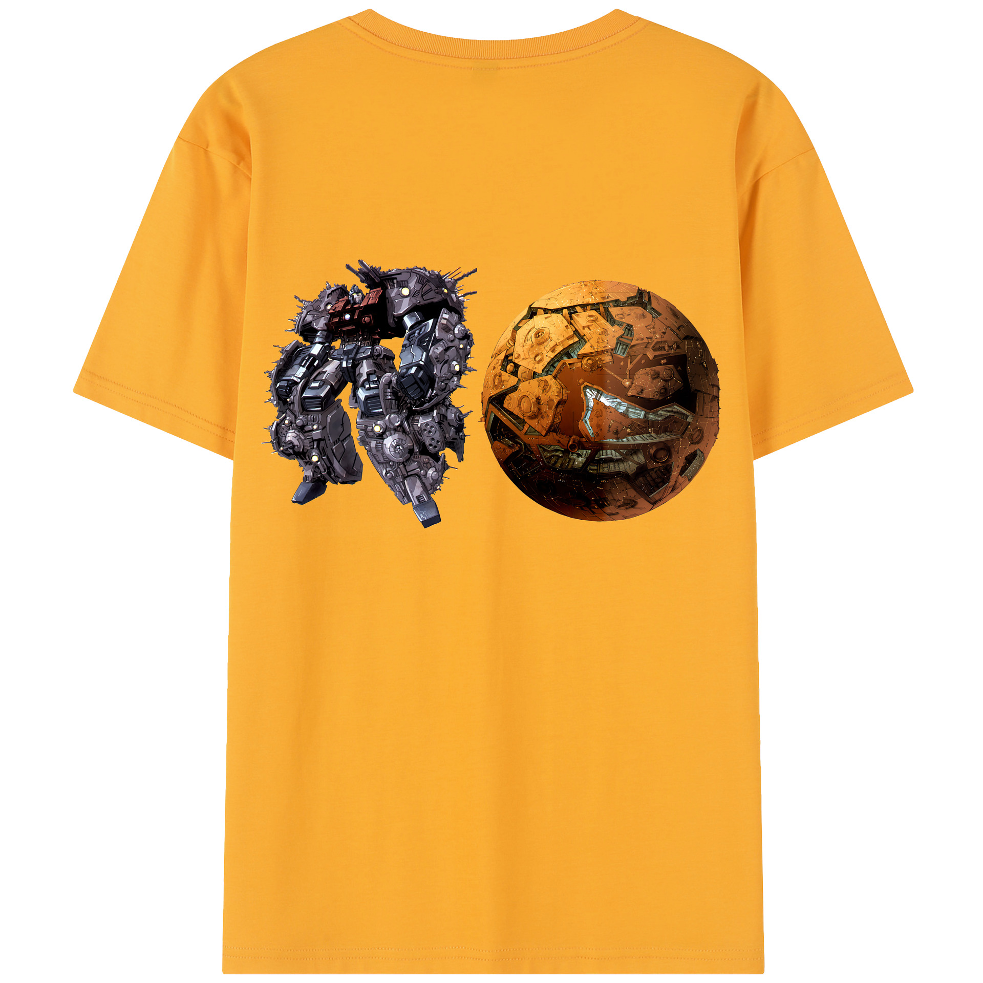 （画像用） Transformers トランスフォーマー 綿100％半袖Tシャツ（背面プリント）