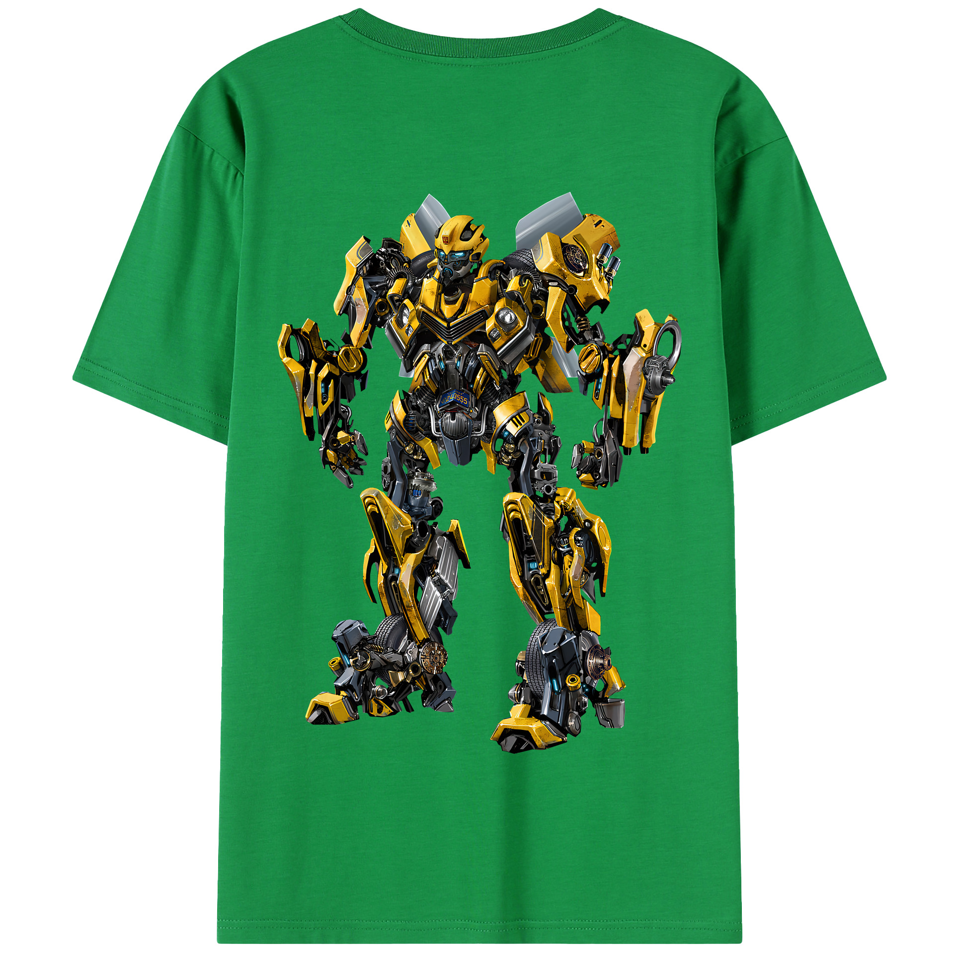 （画像用） Transformers トランスフォーマー 綿100％半袖Tシャツ（背面プリント）