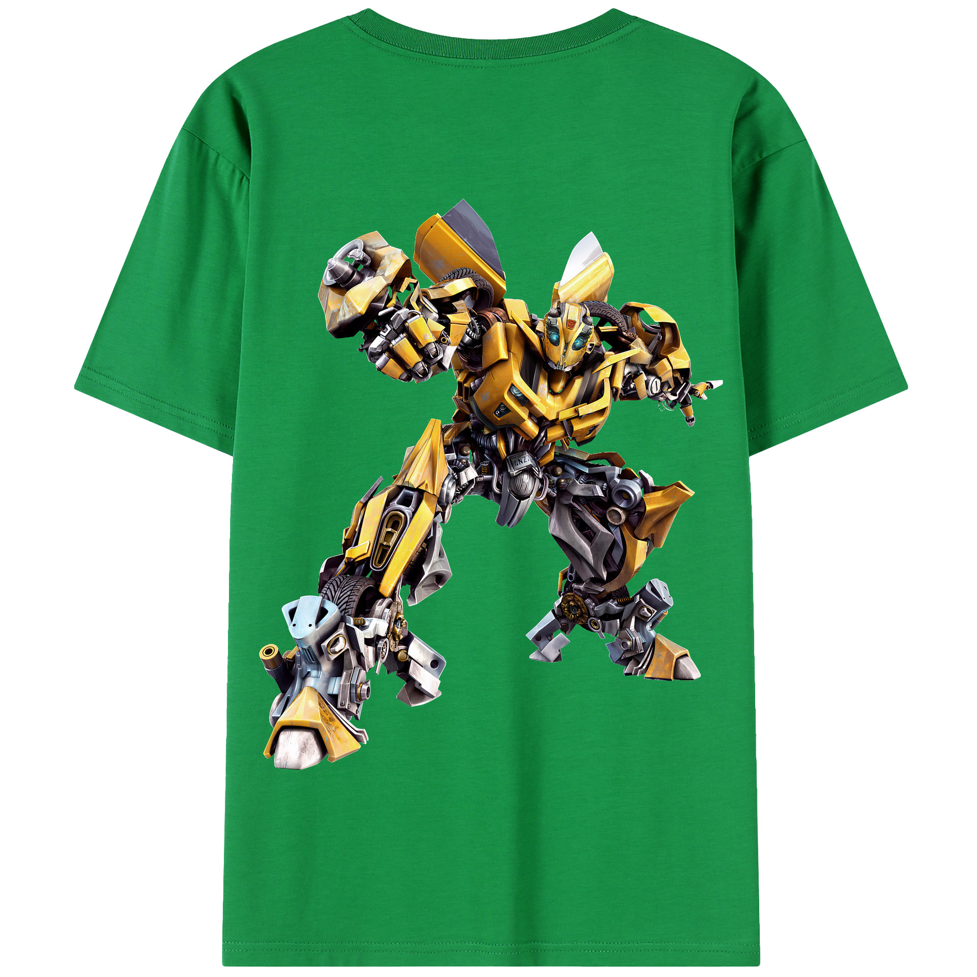 （画像用） Transformers トランスフォーマー 綿100％半袖Tシャツ（背面プリント）