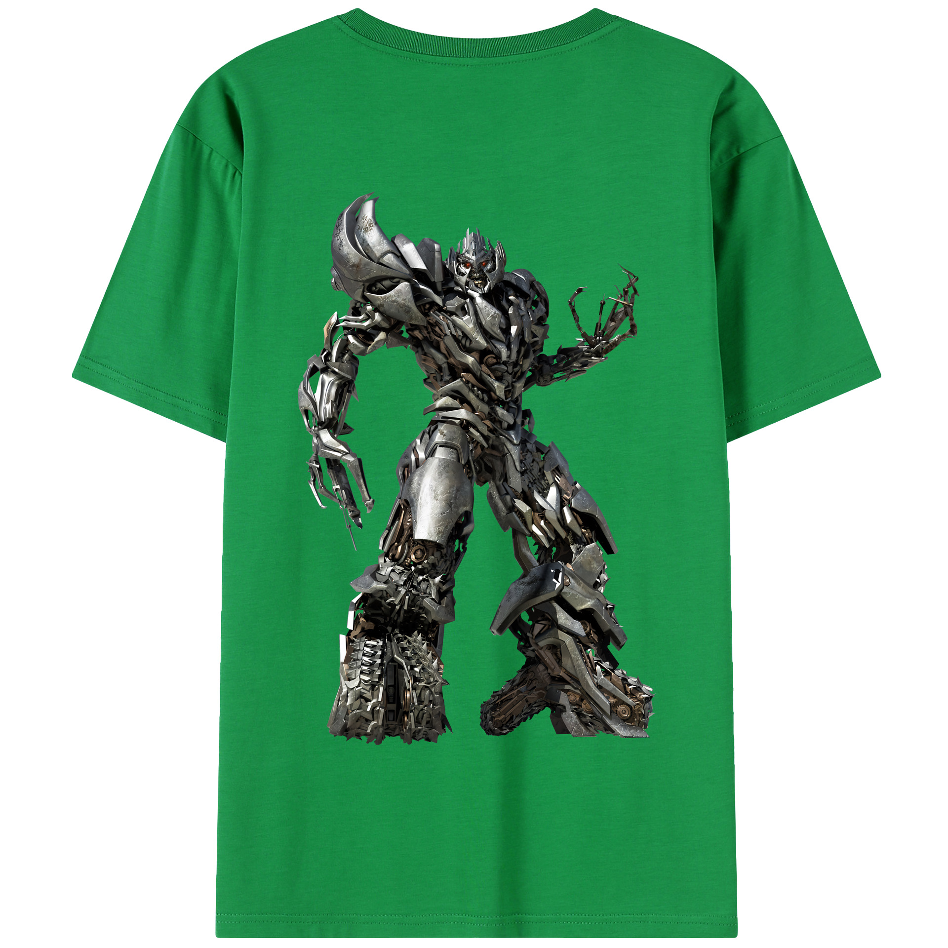 （画像用） Transformers トランスフォーマー 綿100％半袖Tシャツ（背面プリント）