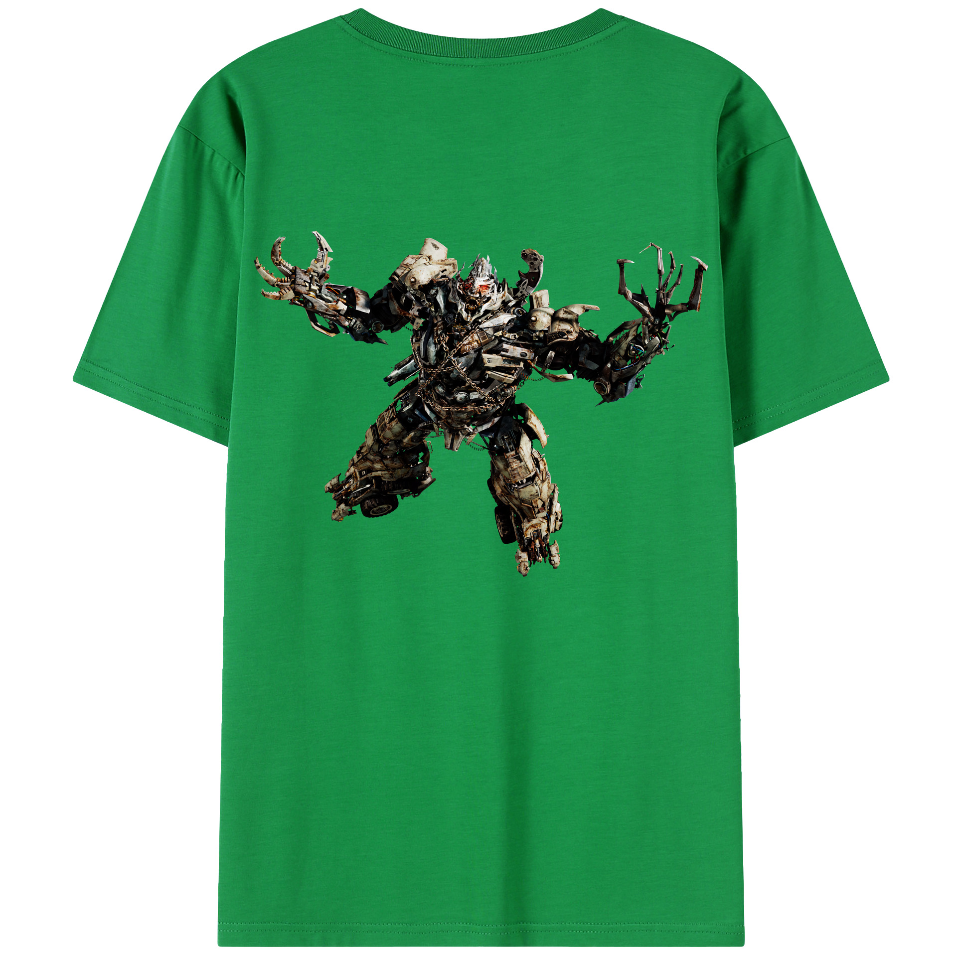 （画像用） Transformers トランスフォーマー 綿100％半袖Tシャツ（背面プリント）