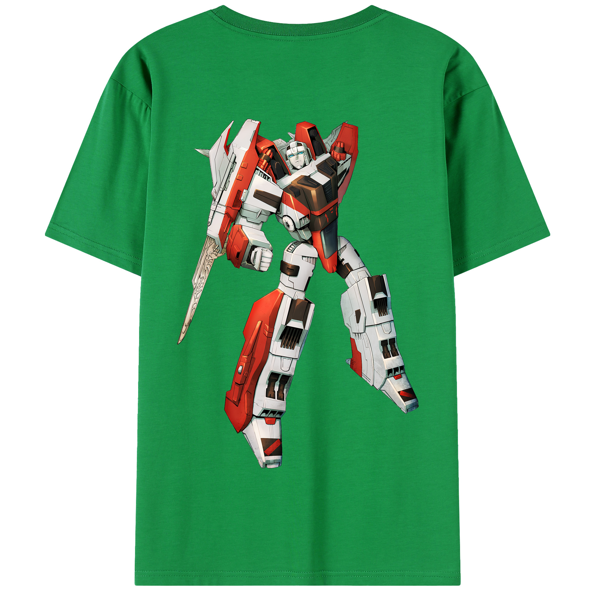 （画像用） Transformers トランスフォーマー 綿100％半袖Tシャツ（背面プリント）