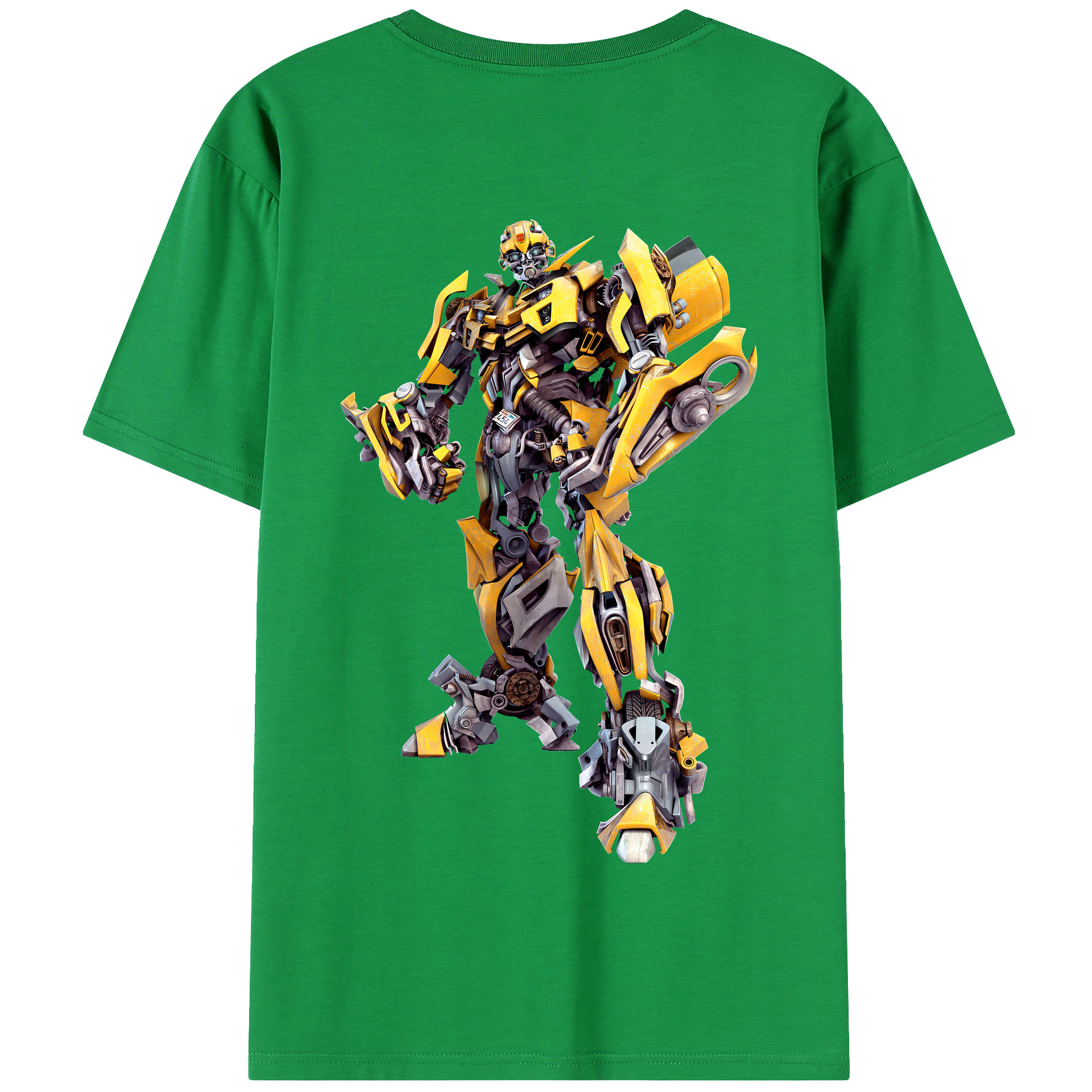 （画像用） Transformers トランスフォーマー 綿100％半袖Tシャツ（背面プリント）