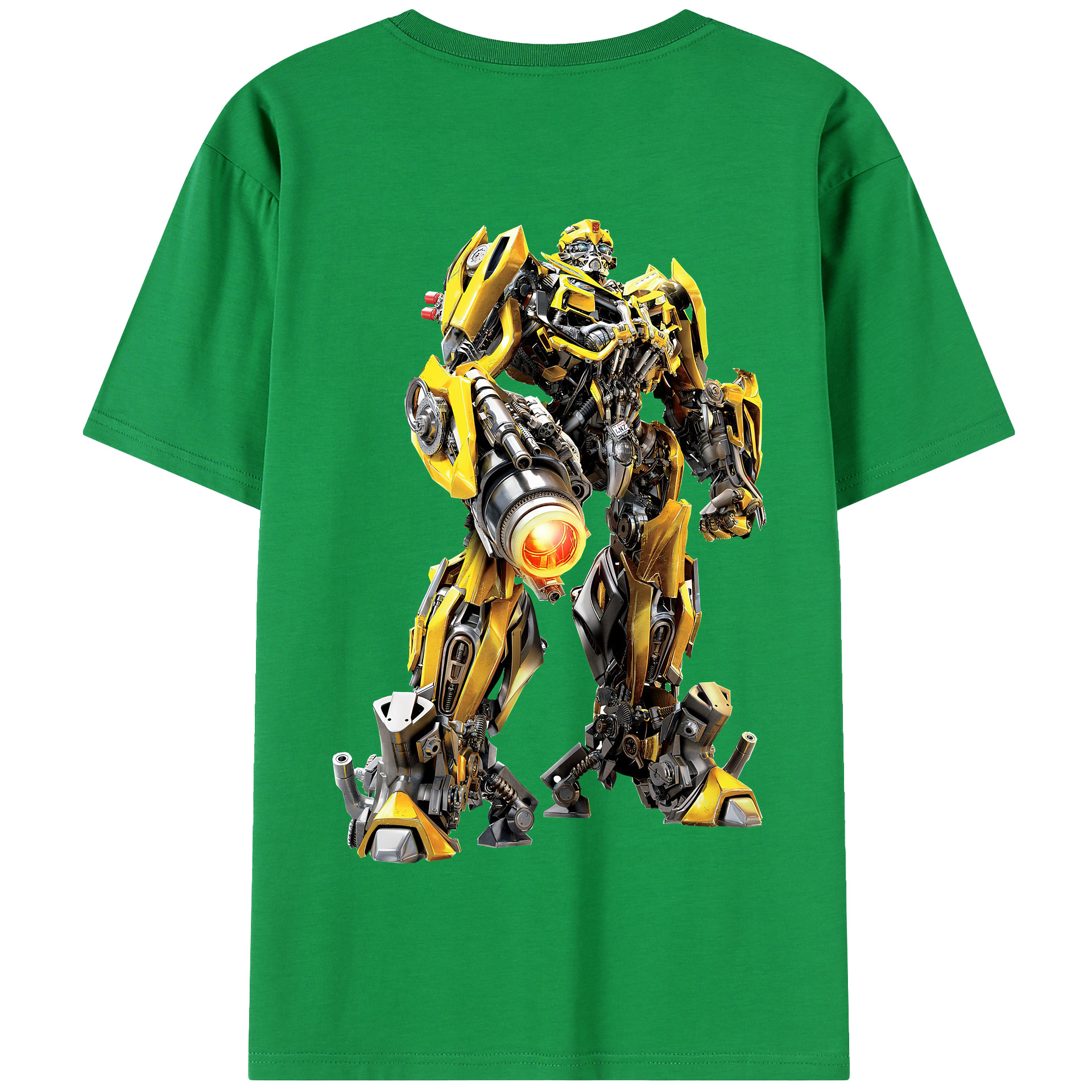 （画像用） Transformers トランスフォーマー 綿100％半袖Tシャツ（背面プリント）