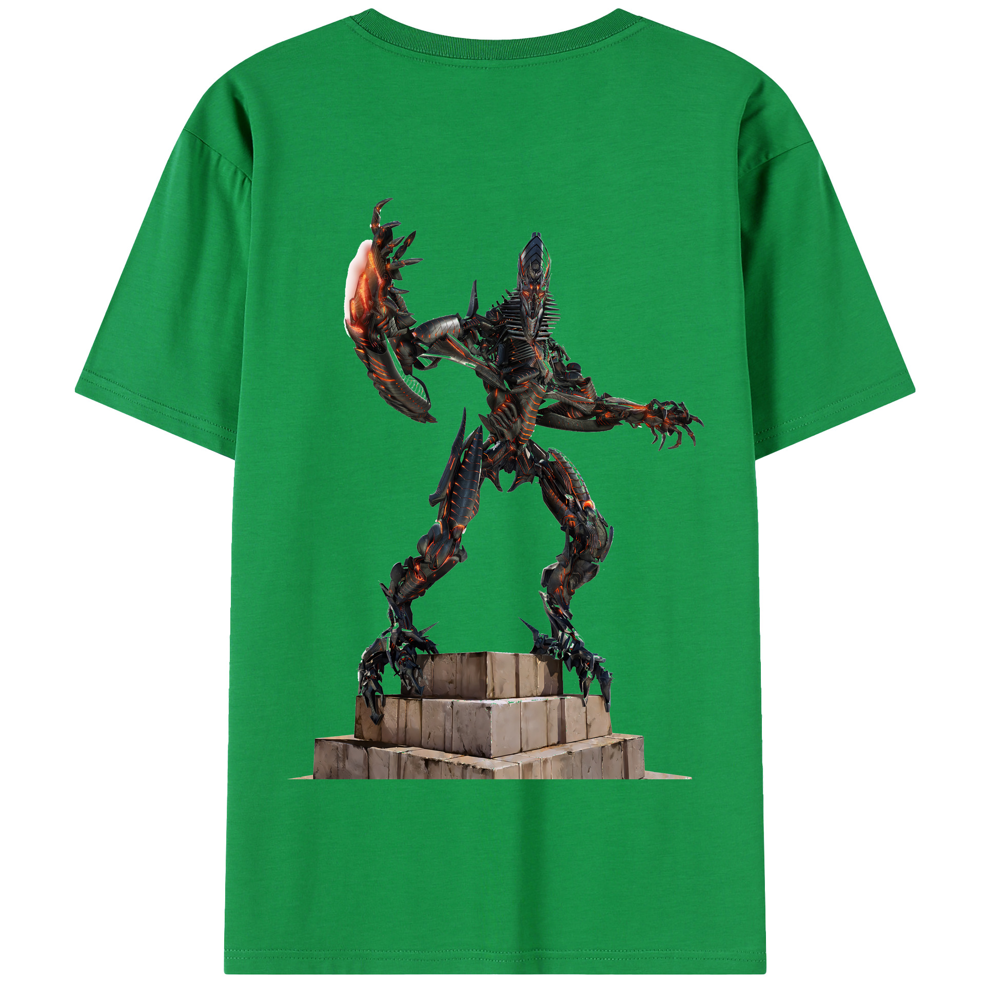 （画像用） Transformers トランスフォーマー 綿100％半袖Tシャツ（背面プリント）
