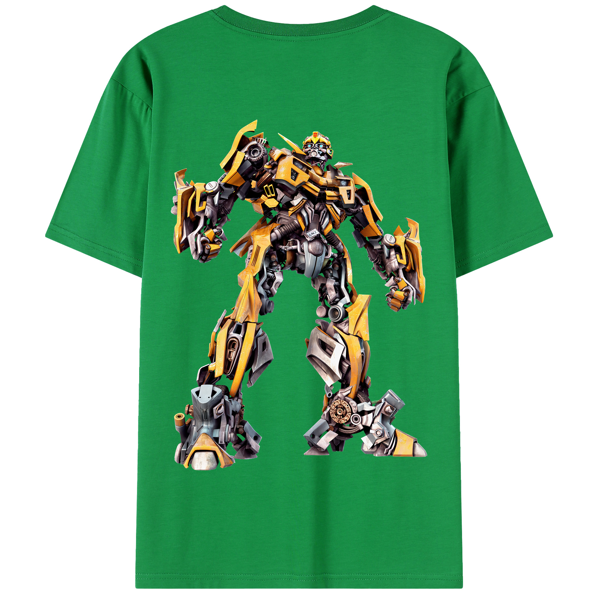 （画像用） Transformers トランスフォーマー 綿100％半袖Tシャツ（背面プリント）