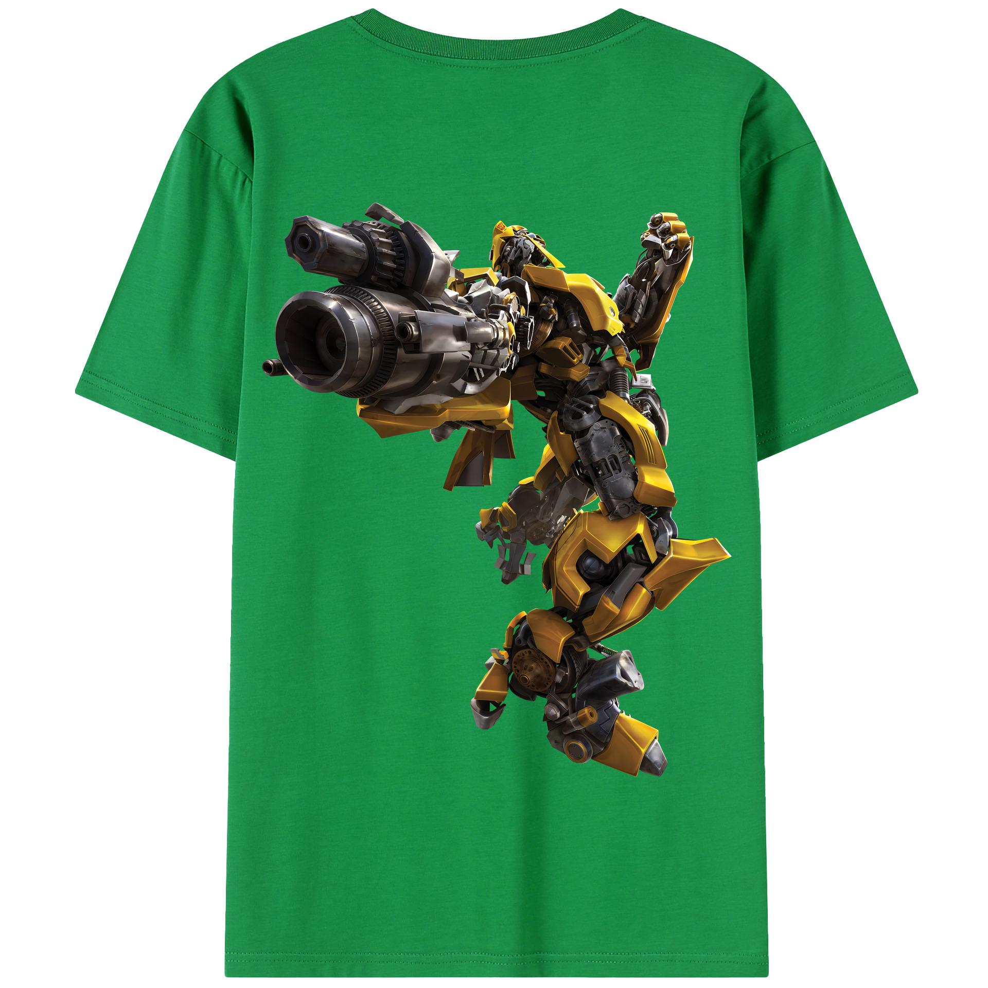 （画像用） Transformers トランスフォーマー 綿100％半袖Tシャツ（背面プリント）