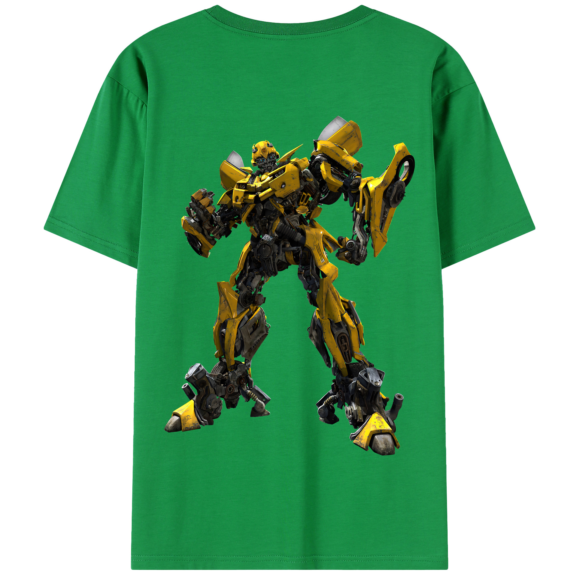 （画像用） Transformers トランスフォーマー 綿100％半袖Tシャツ（背面プリント）