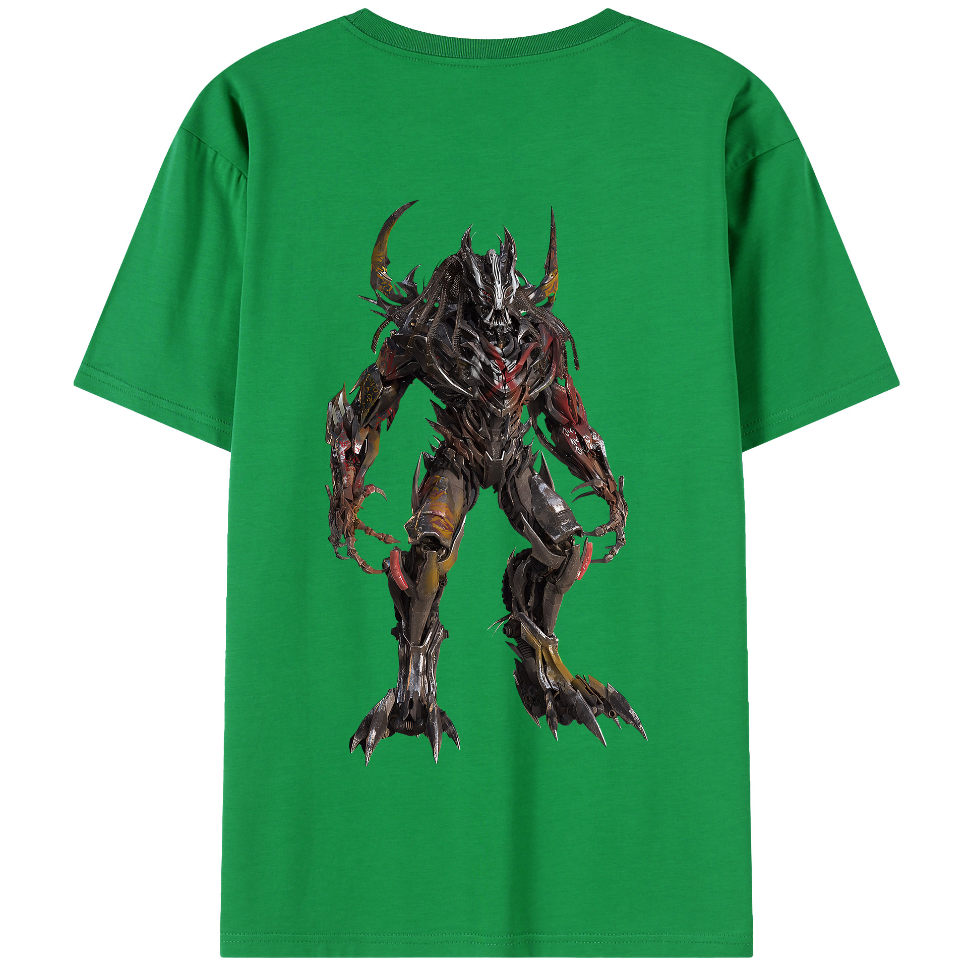 （画像用） Transformers トランスフォーマー 綿100％半袖Tシャツ（背面プリント）