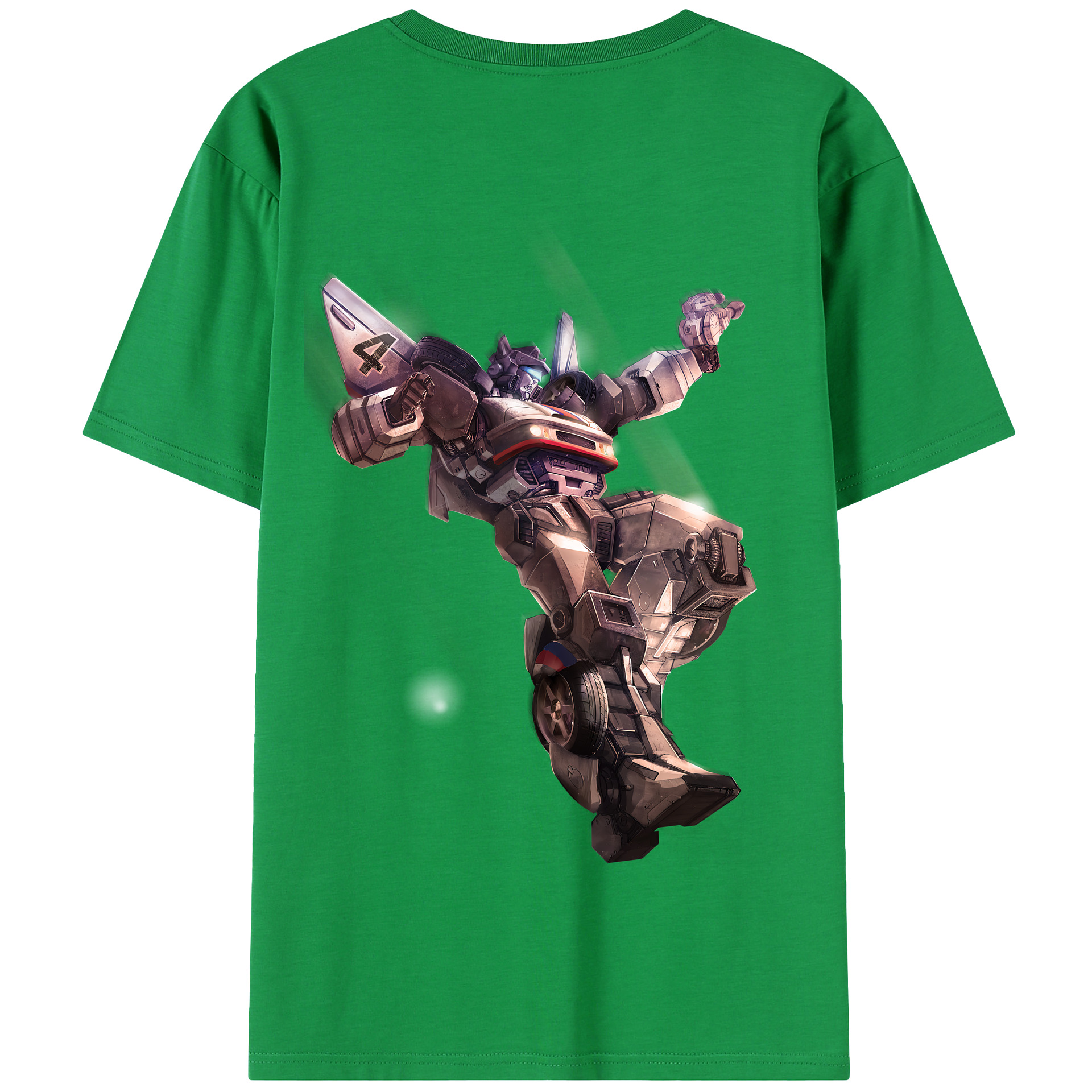 （画像用） Transformers トランスフォーマー 綿100％半袖Tシャツ（背面プリント）