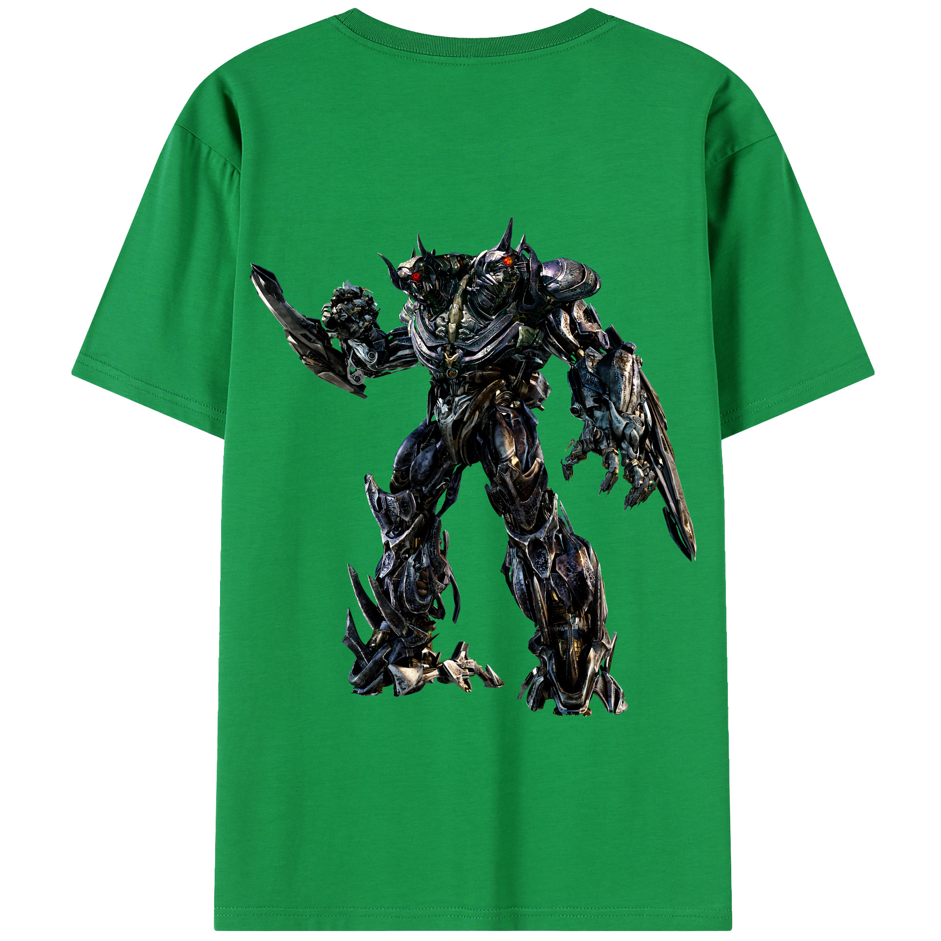 （画像用） Transformers トランスフォーマー 綿100％半袖Tシャツ（背面プリント）