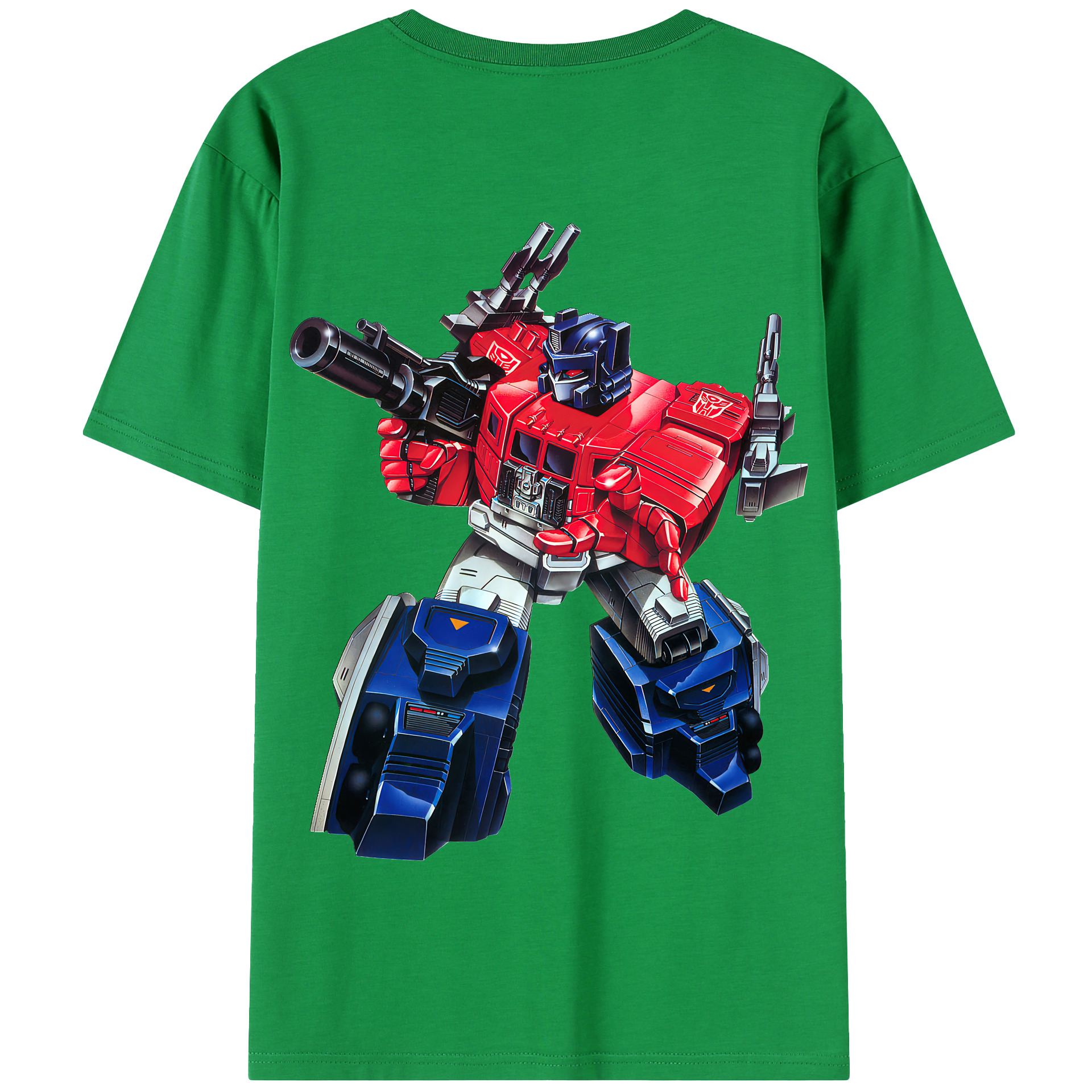 （画像用） Transformers トランスフォーマー 綿100％半袖Tシャツ（背面プリント）