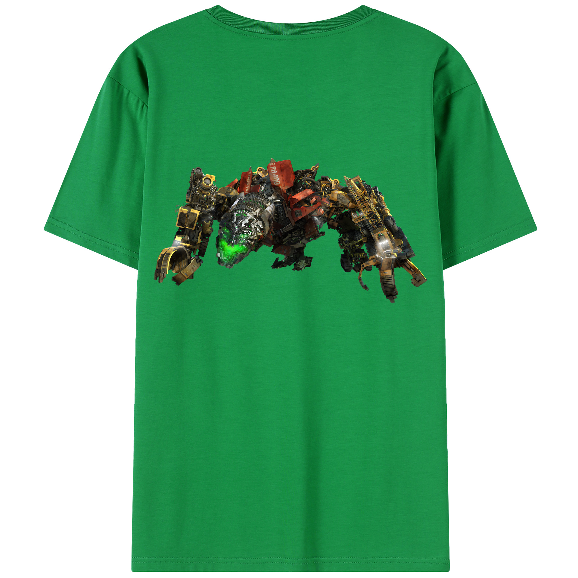 （画像用） Transformers トランスフォーマー 綿100％半袖Tシャツ（背面プリント）