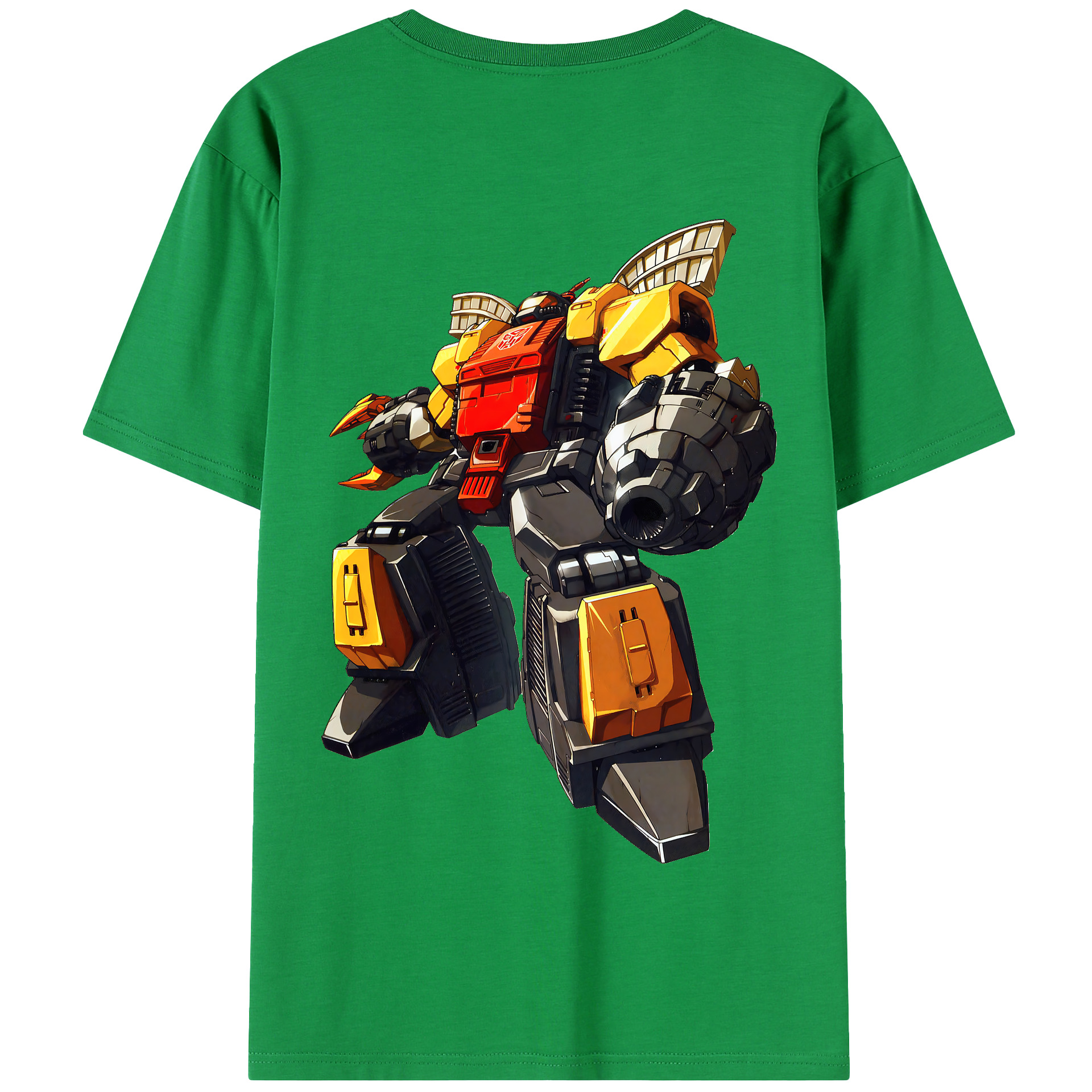 （画像用） Transformers トランスフォーマー 綿100％半袖Tシャツ（背面プリント）