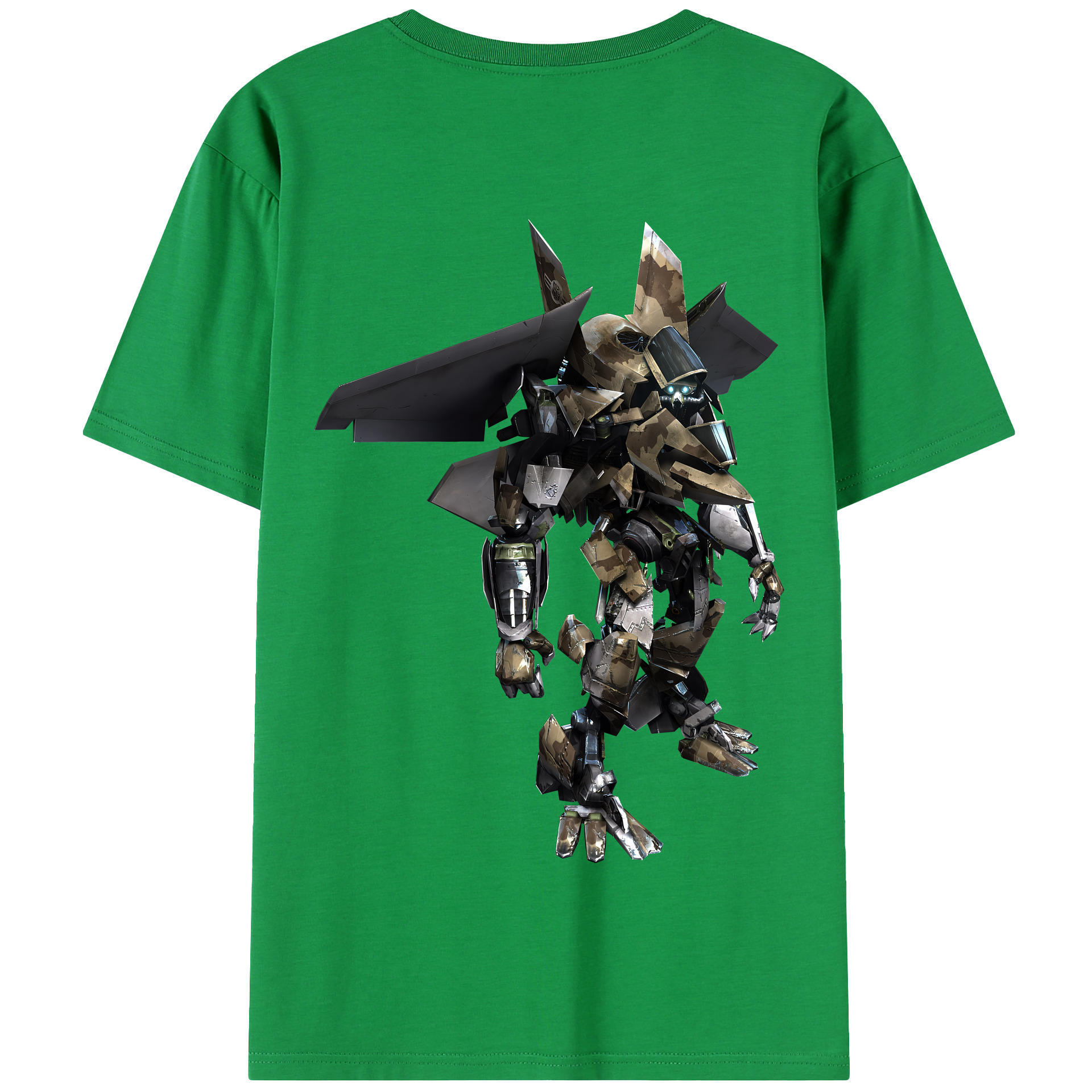 （画像用） Transformers トランスフォーマー 綿100％半袖Tシャツ（背面プリント）
