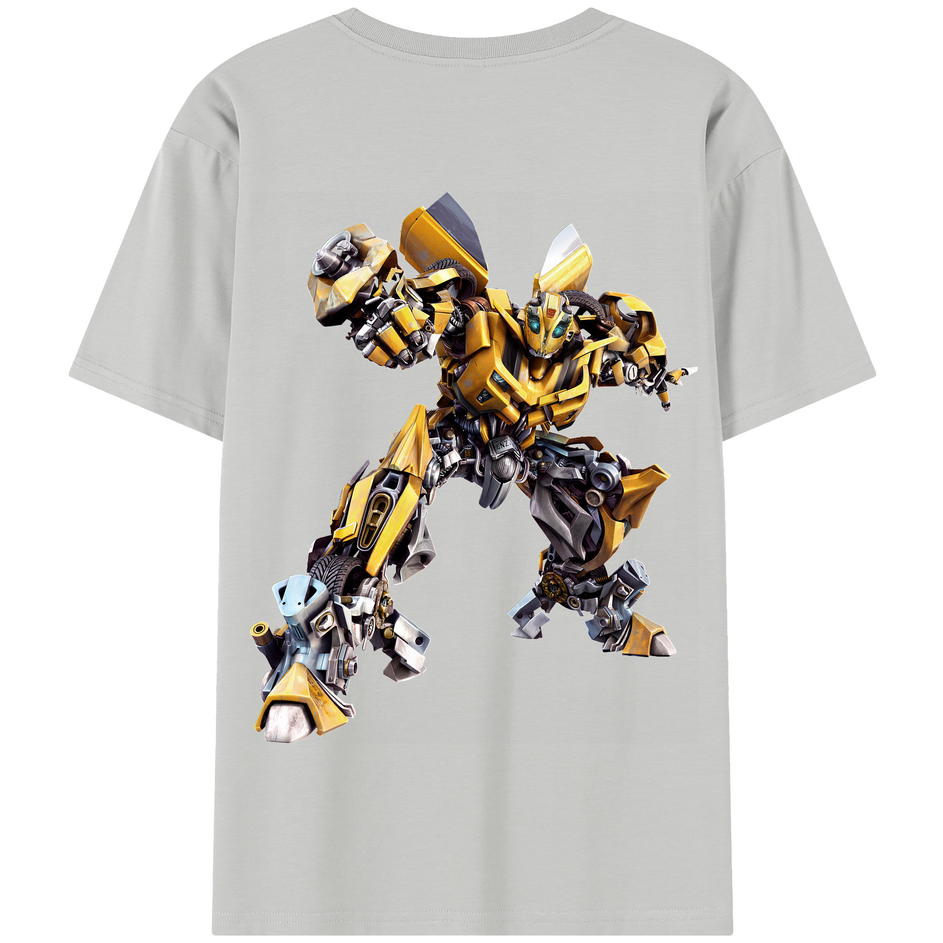 （画像用） Transformers トランスフォーマー 綿100％半袖Tシャツ（背面プリント）