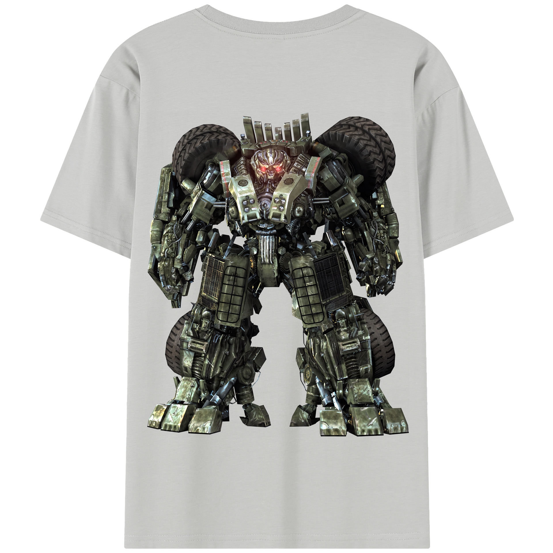 （画像用） Transformers トランスフォーマー 綿100％半袖Tシャツ（背面プリント）